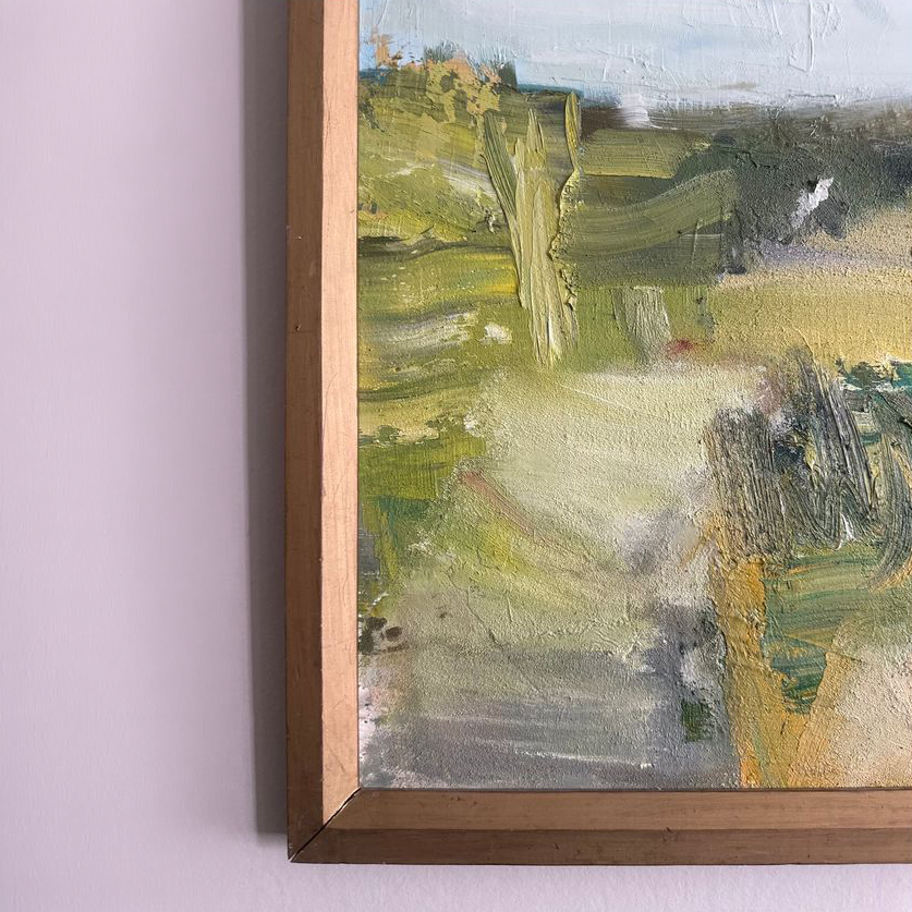 Abstract Island Oil Painting