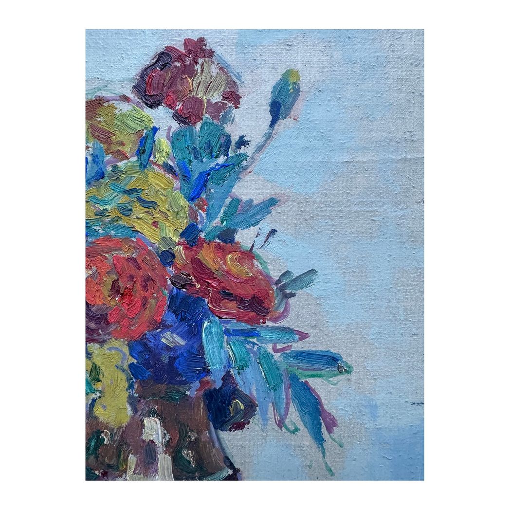 Jug of Flowers Oil Painting