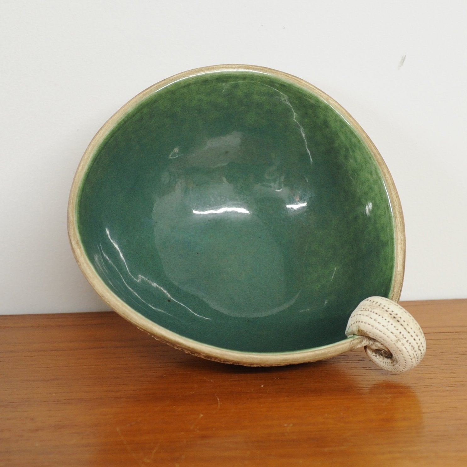 Koru Pottery Bowl by McGlashen, 1980s