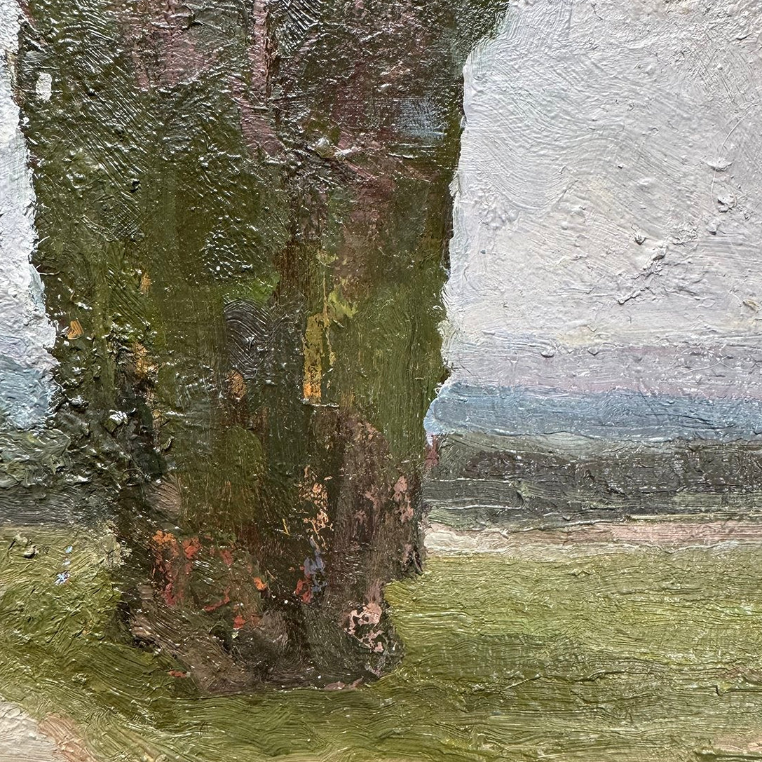 Evening Path Towards Knap Hill Oil Painting