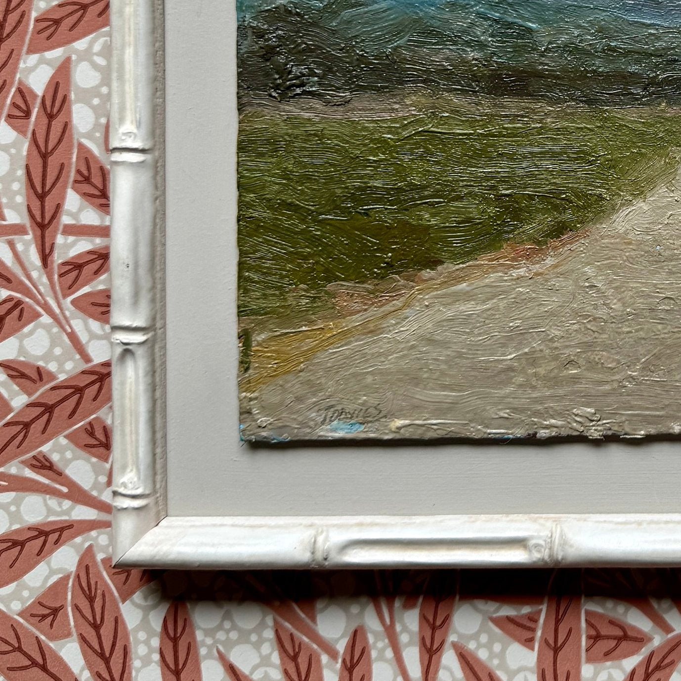 Evening Path Towards Knap Hill Oil Painting