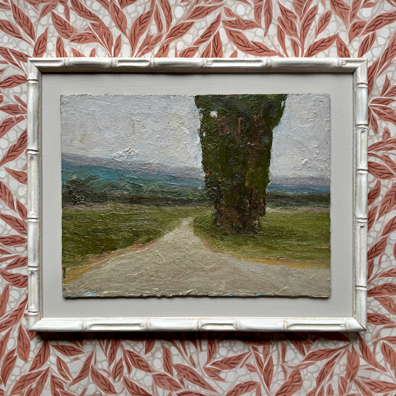 Evening Path Towards Knap Hill Oil Painting