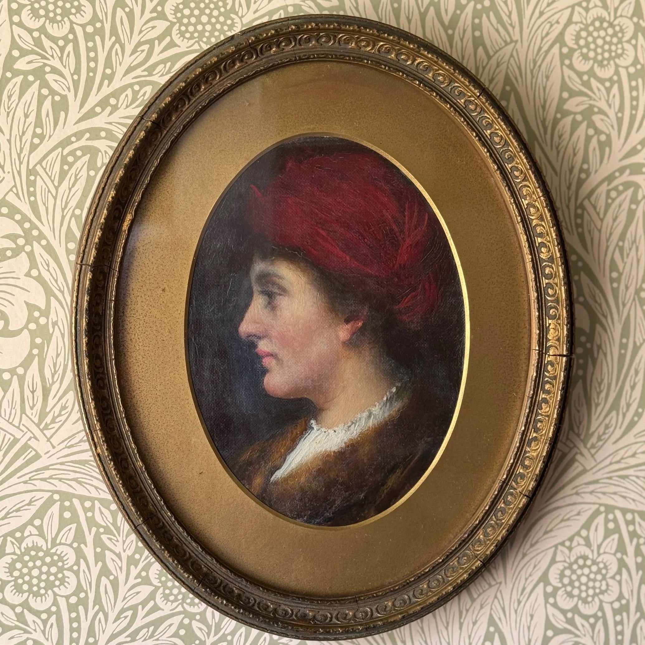 The Red Turban Oil Painting