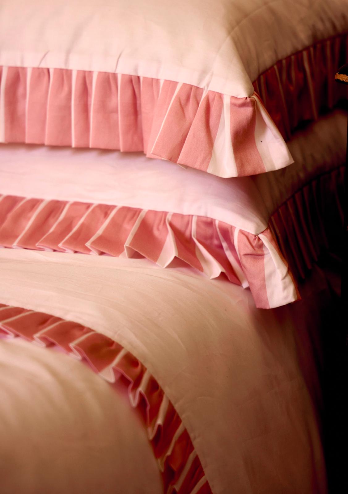 Marshmallow Stripe Pillowcase Pair