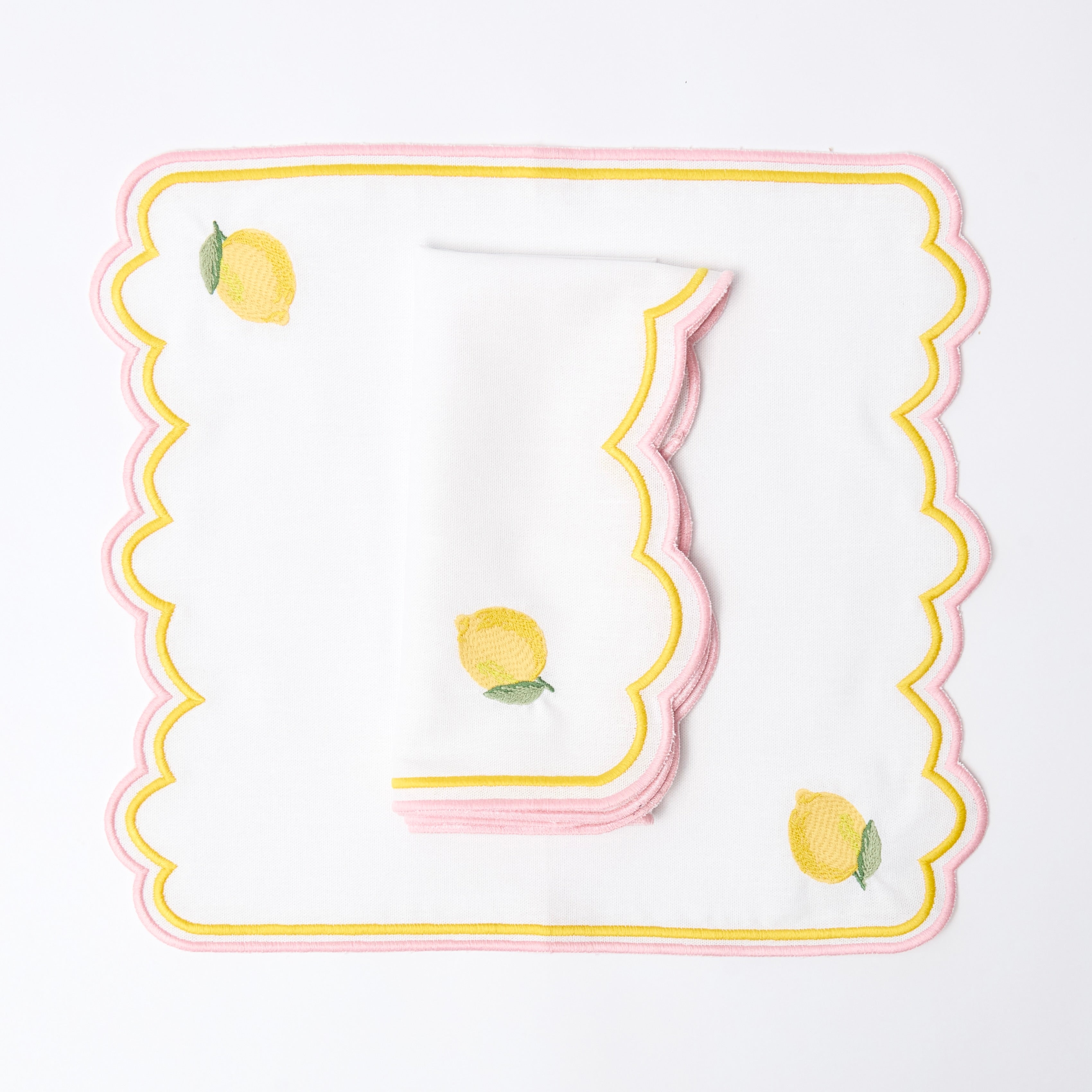 Sicilian Lemon Placemats  (Set of 4)