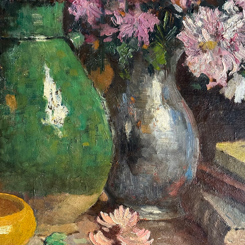 Chrysanthemums Oil Painting