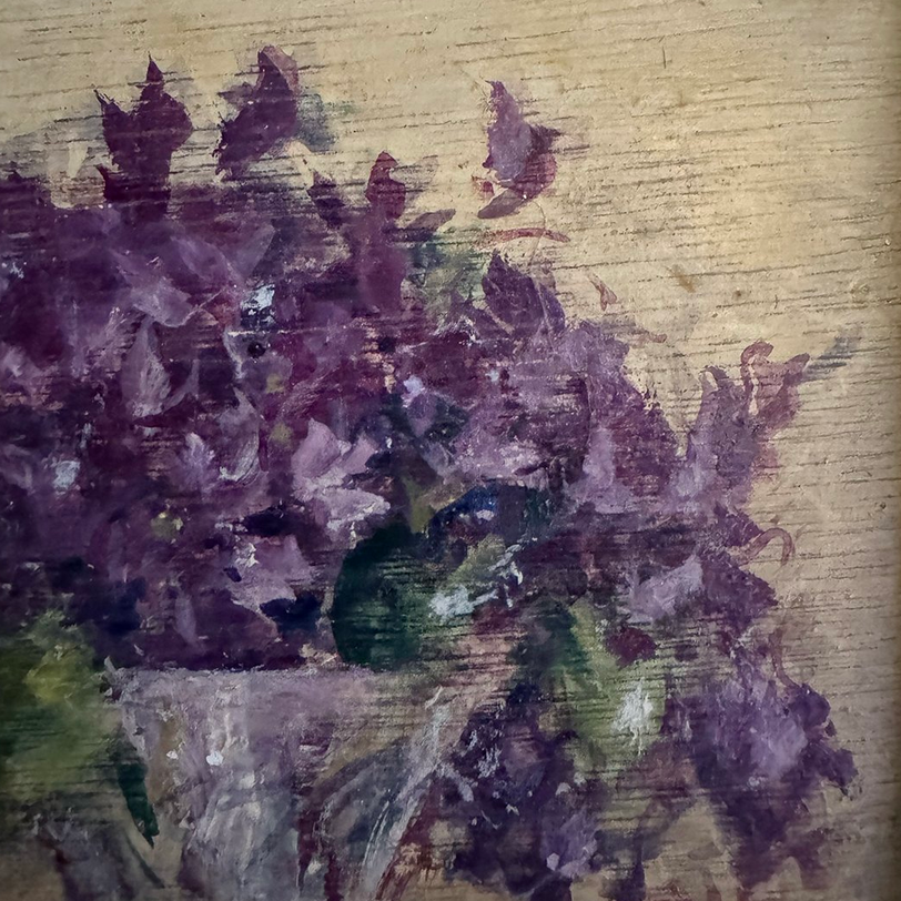 Les Fleurs Violettes Oil Painting