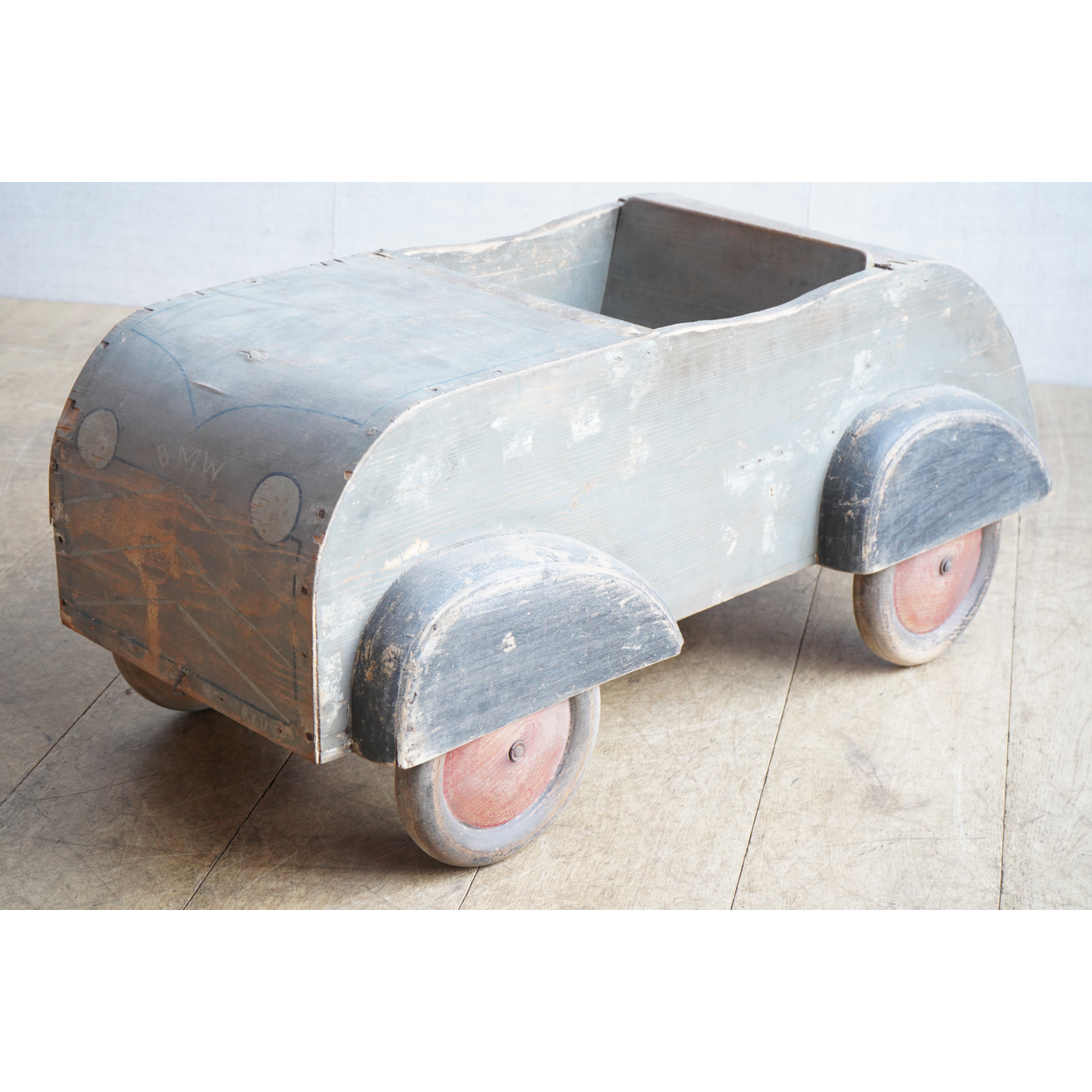 BMW wooden car