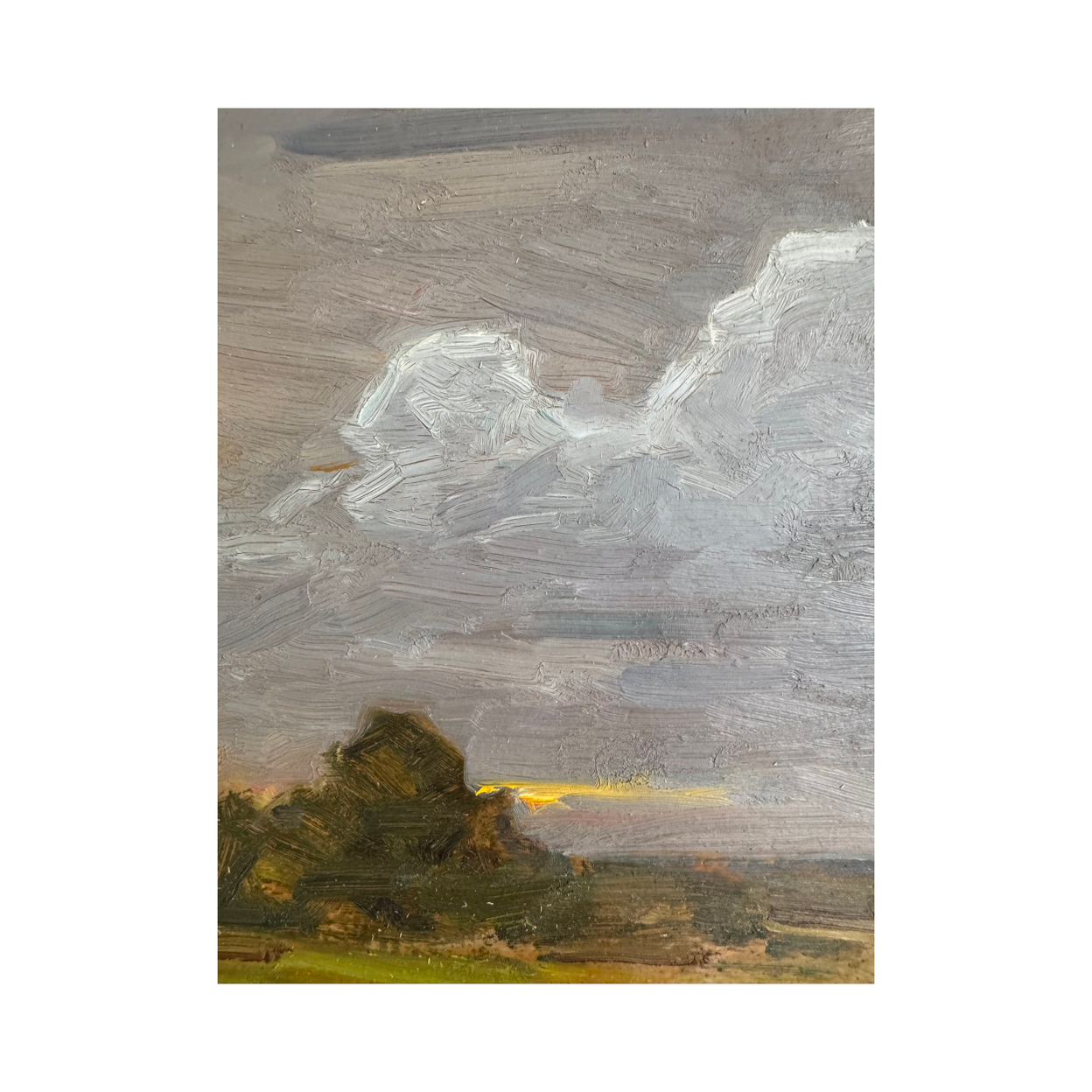 LIGHT BETWEEN CLOUDS