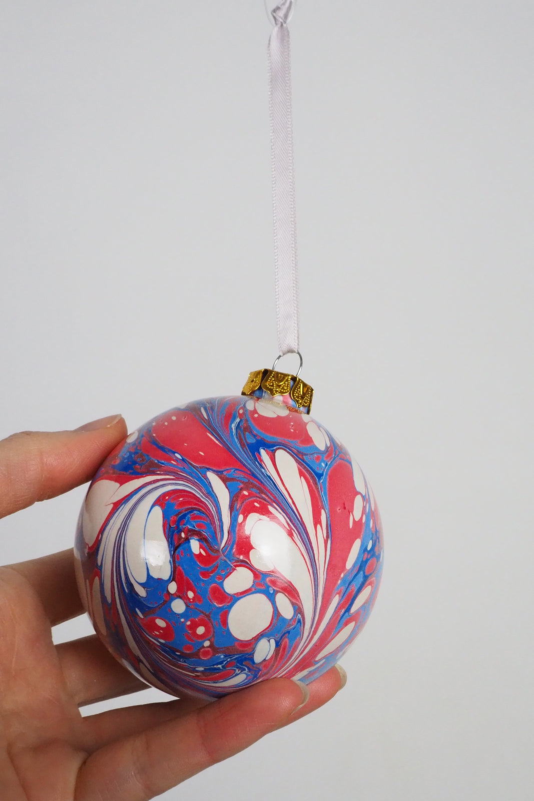 Large Jack Marbled Bauble