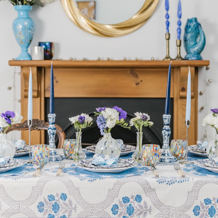 Blue Lotus Tablecloth