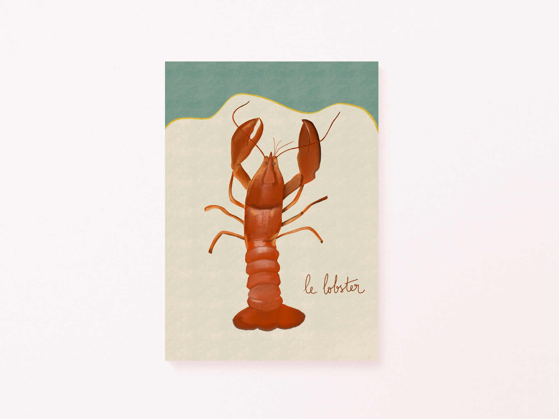 Le Lobster Art Print
