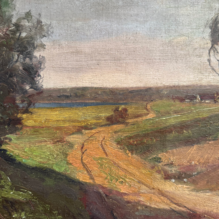 Sea Path Oil Painting