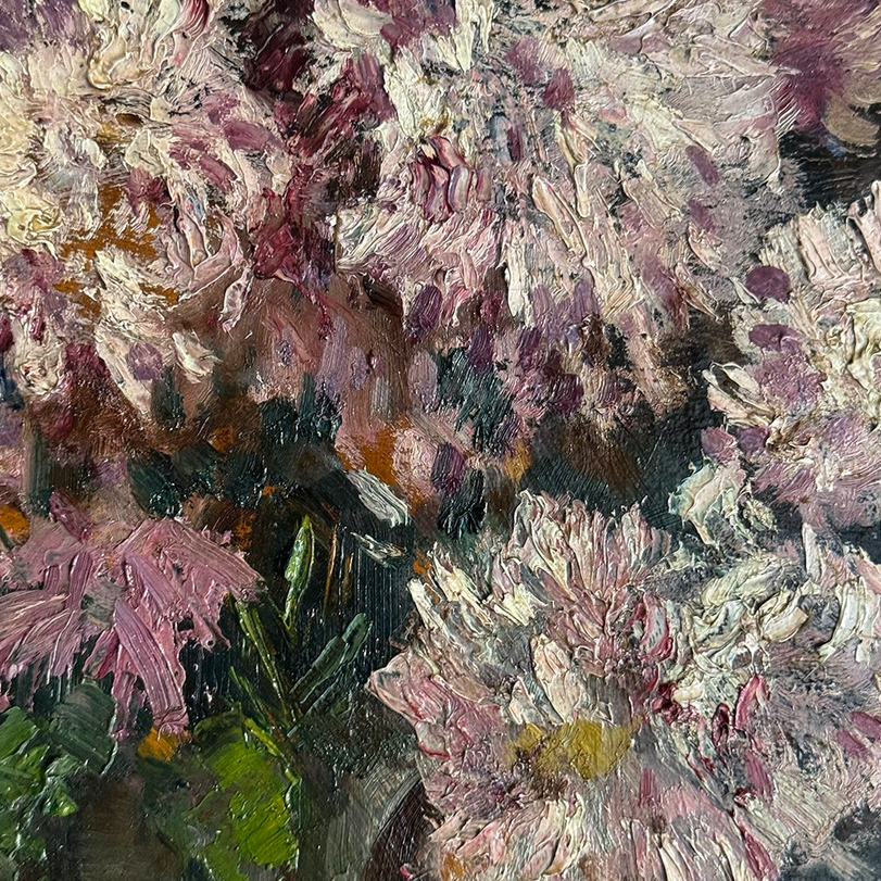 Chrysanthemums Oil Painting