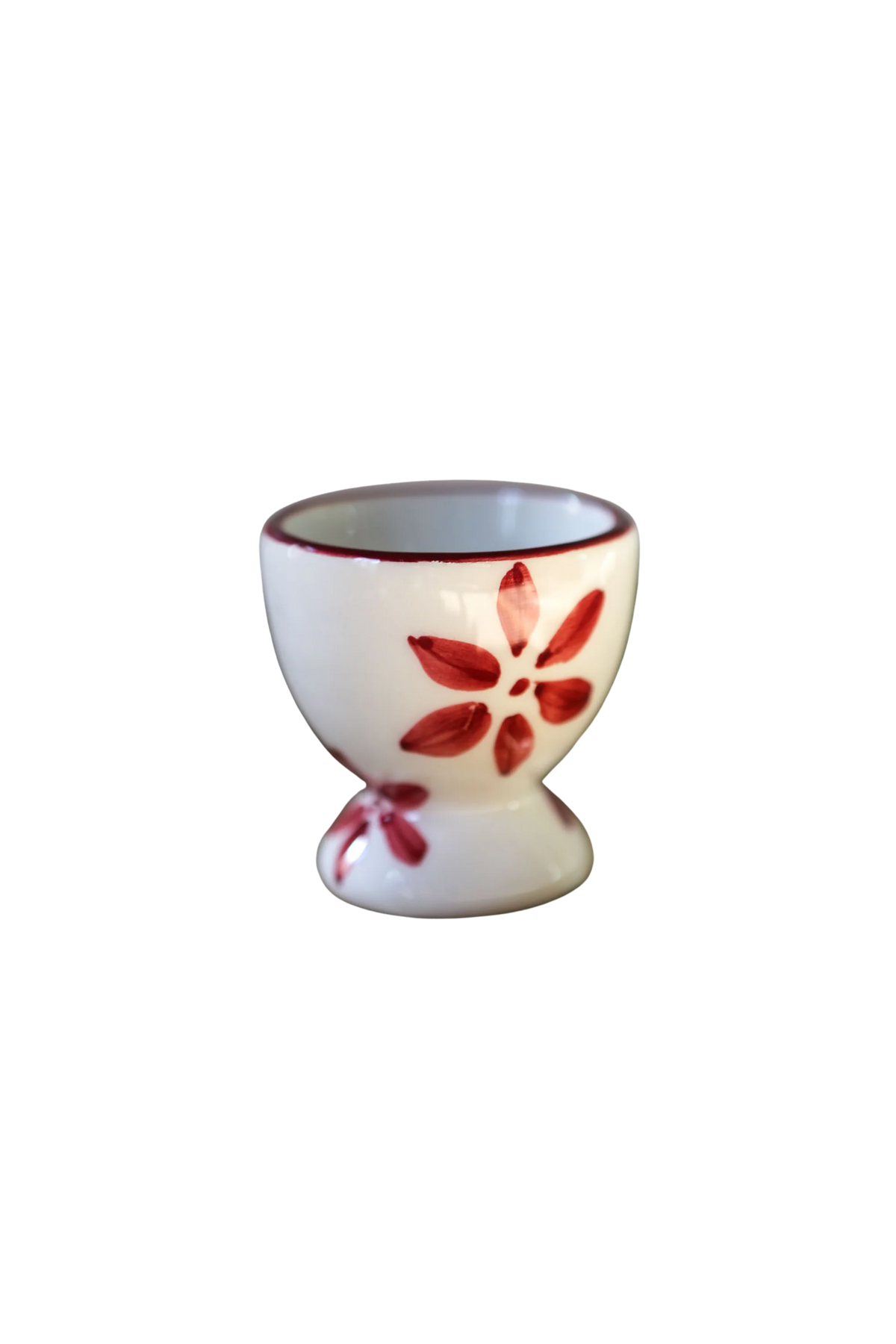 Floral Egg Cup, Grenadine
