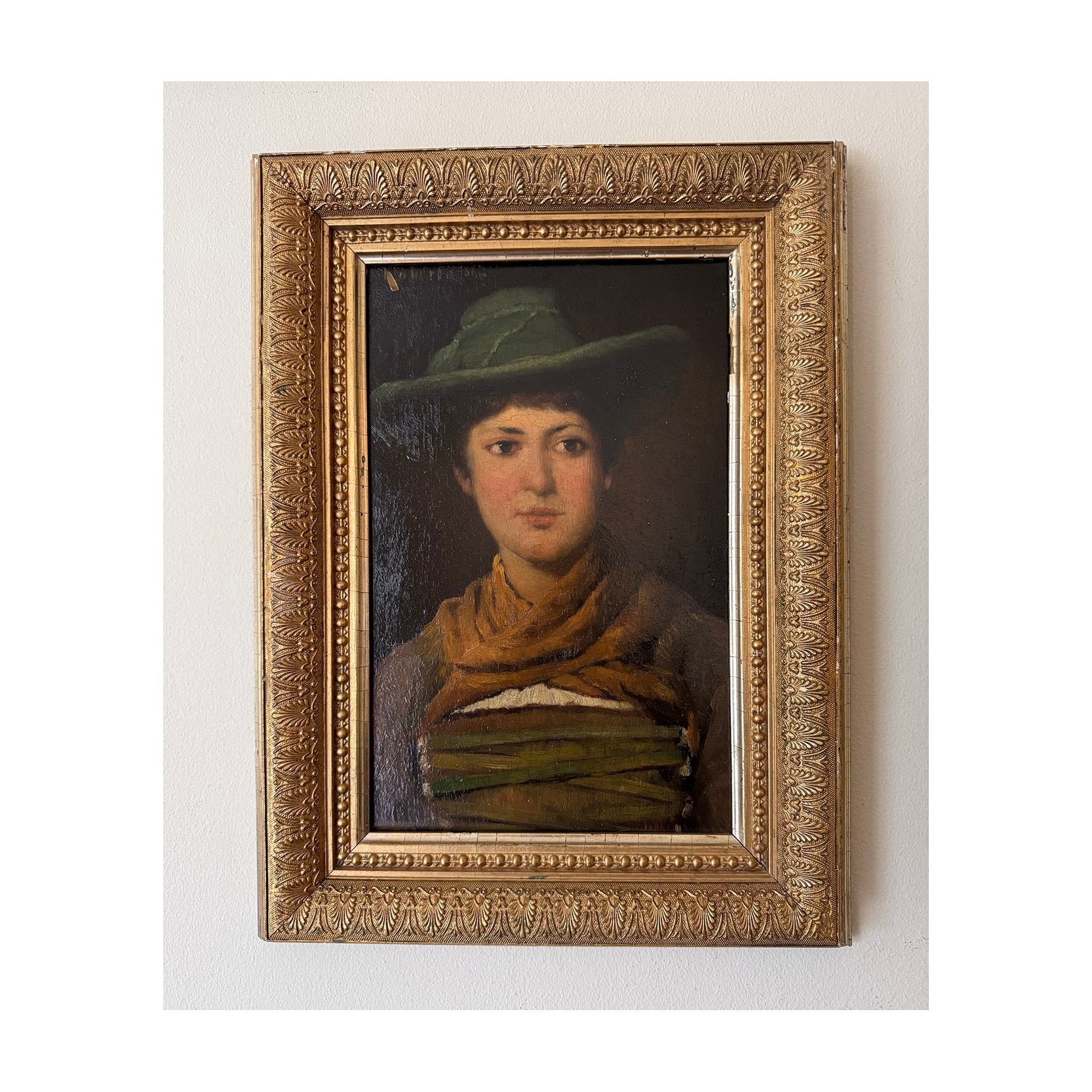 GIRL IN A GREEN HAT