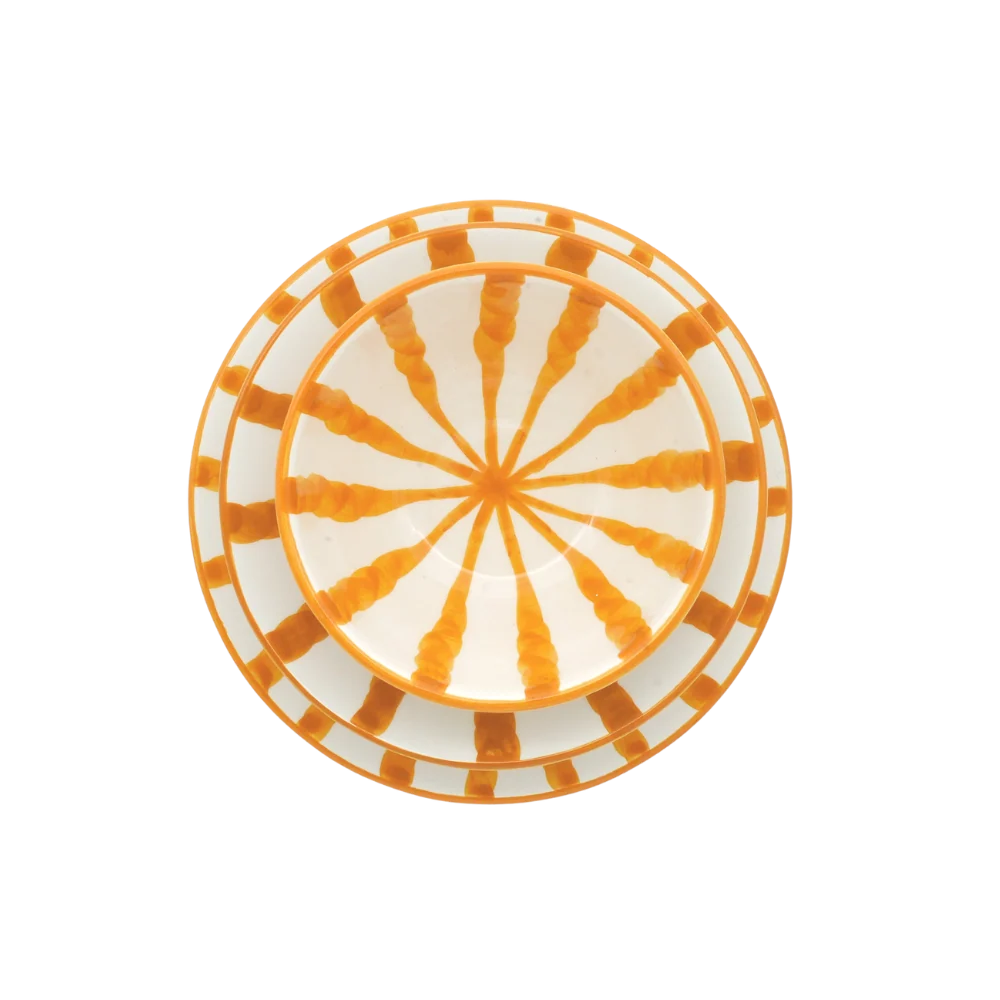 Wave Dinner Set - Sunglow - 3 Piece