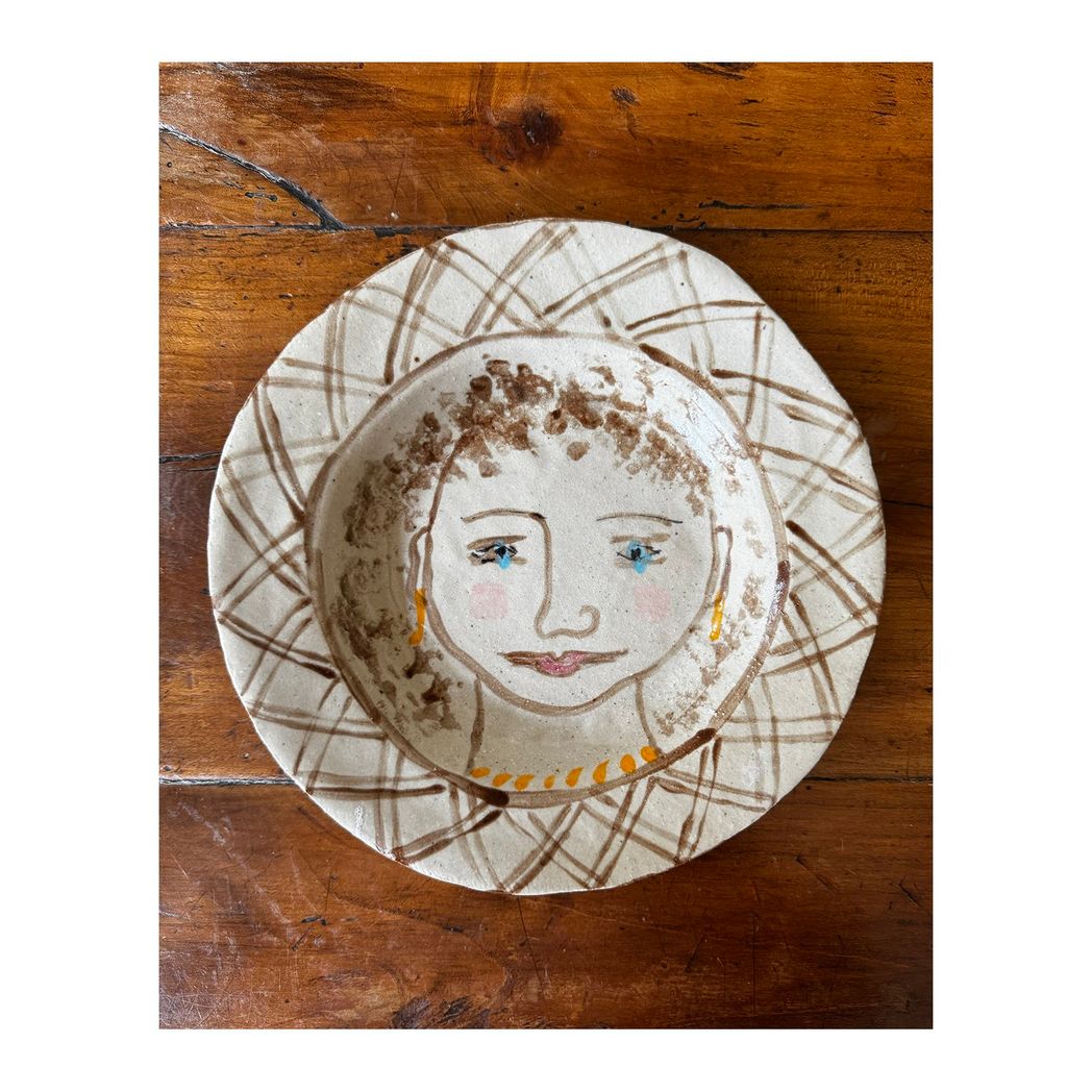 GIRL WITH THE ORANGE EARRINGS