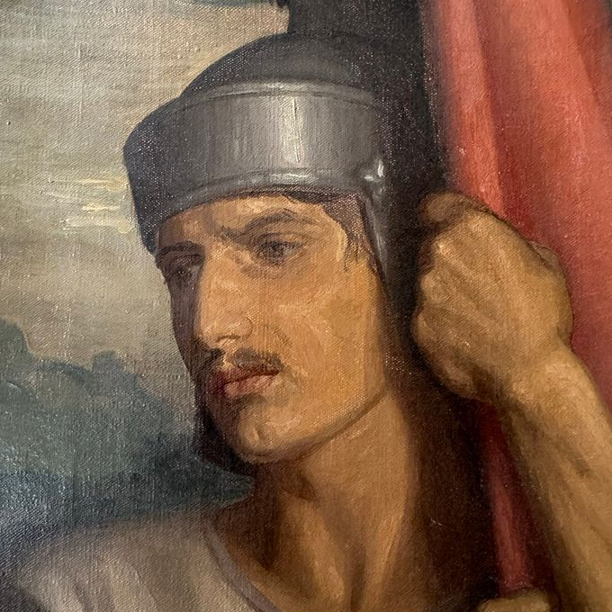 The Soldier Oil Painting