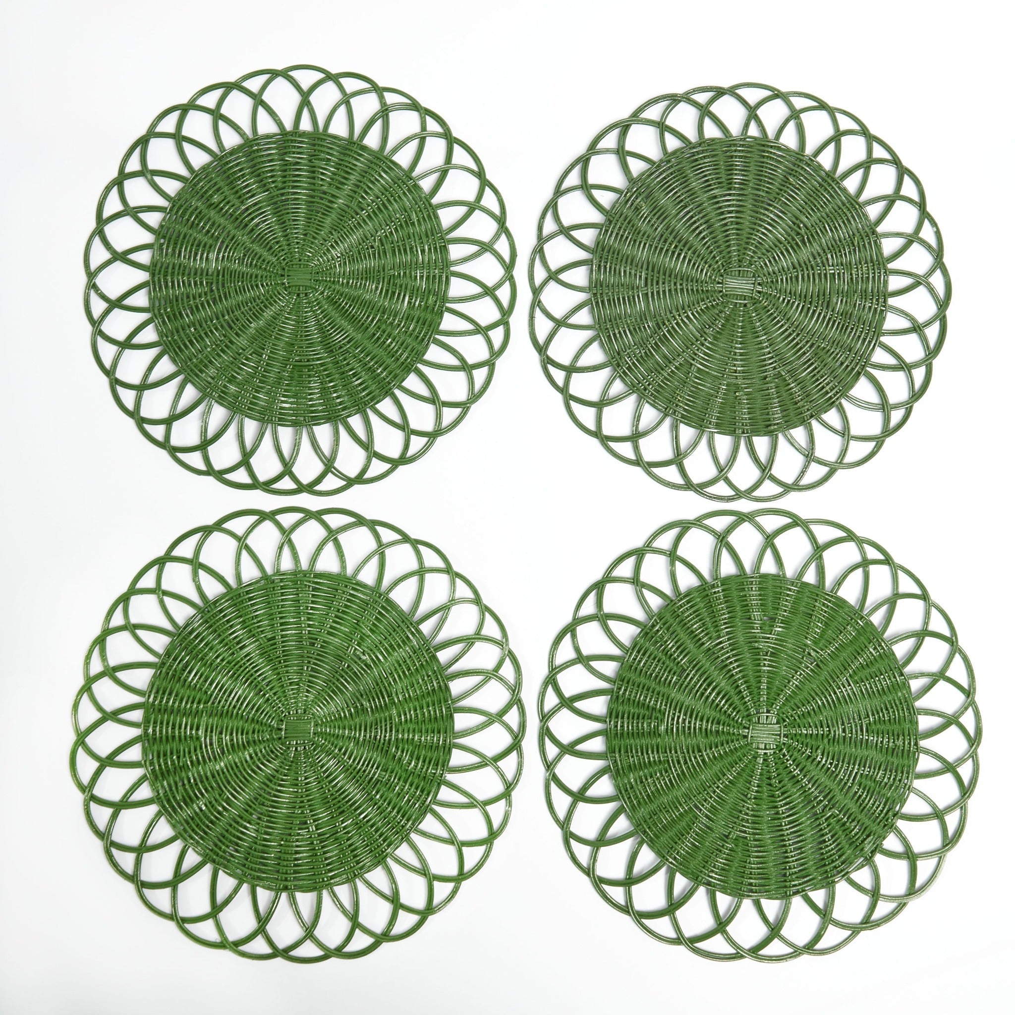 Green Cabana Placemats (Set of 4)
