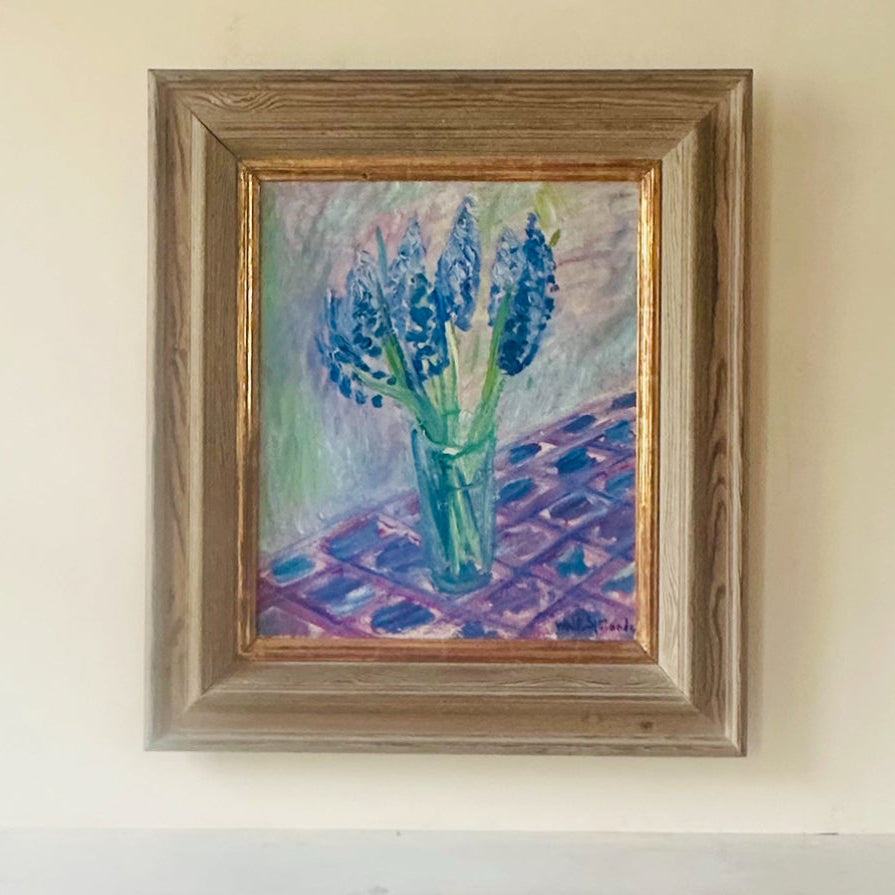 Blue Hyacinths Oil Painting