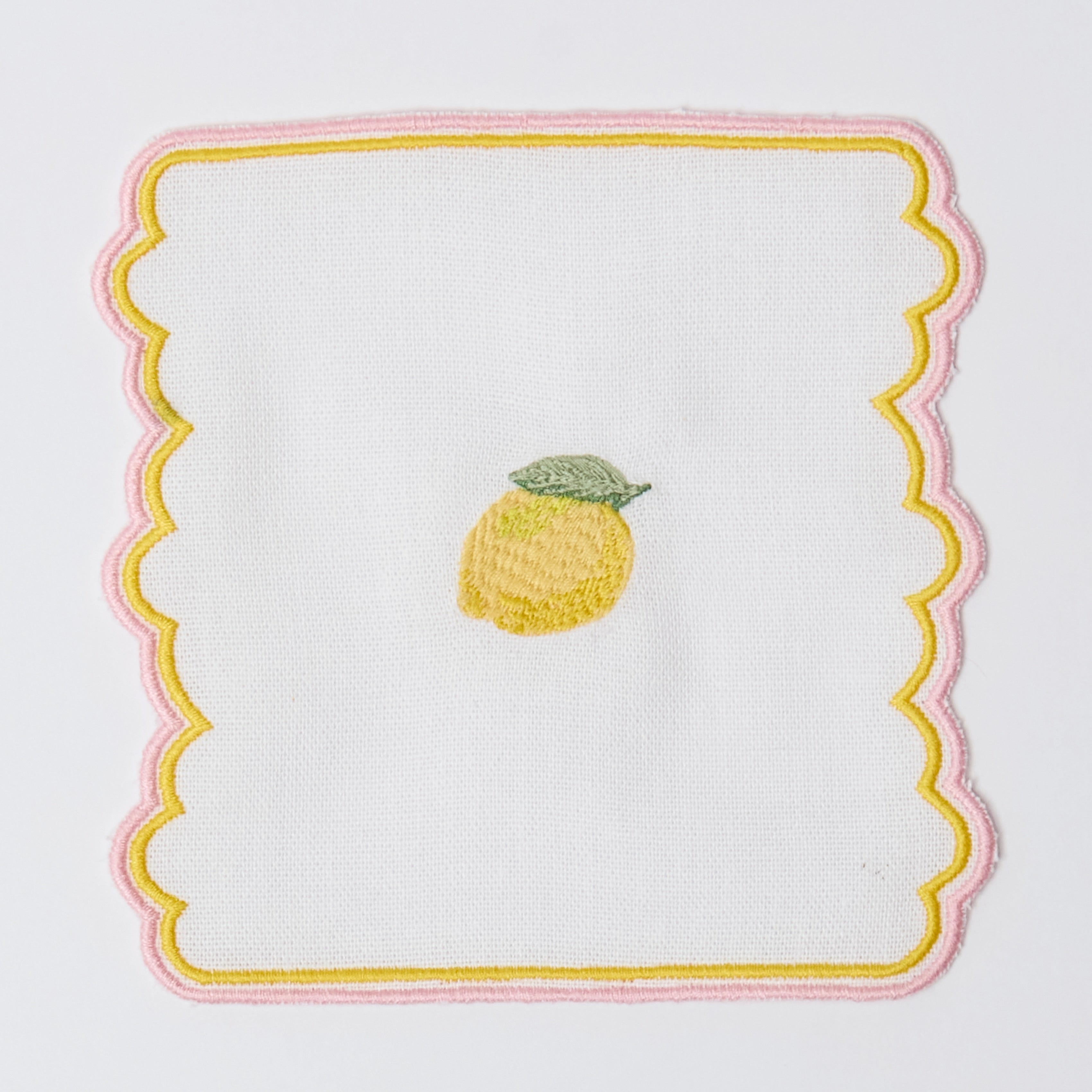 Sicilian Lemon Coasters  (Set of 4)