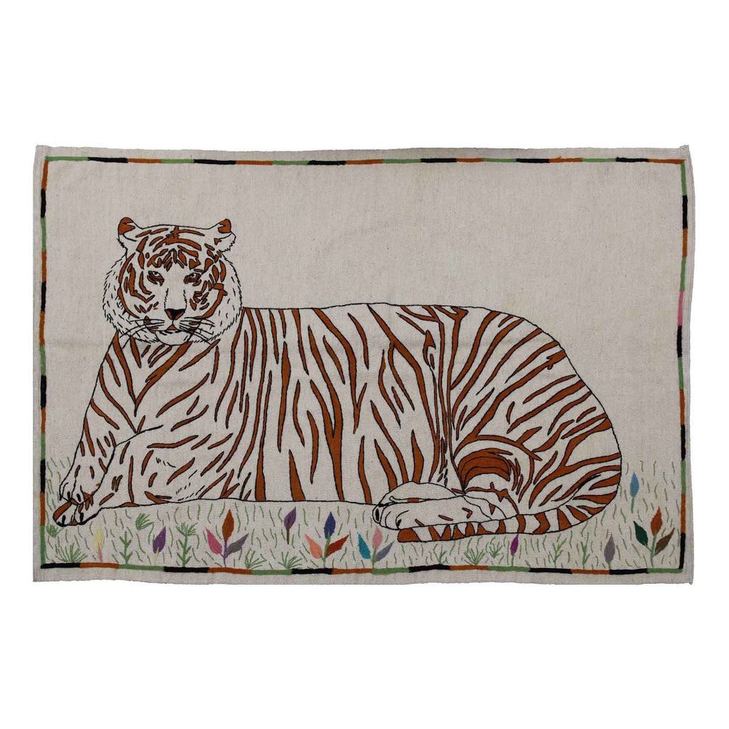 Tiger Suzani Kilim Rug