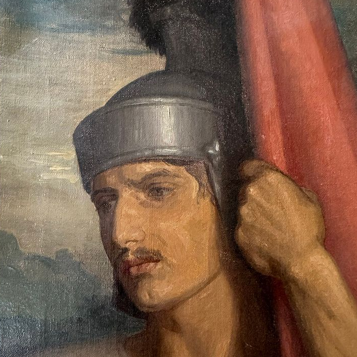 The Soldier Oil Painting