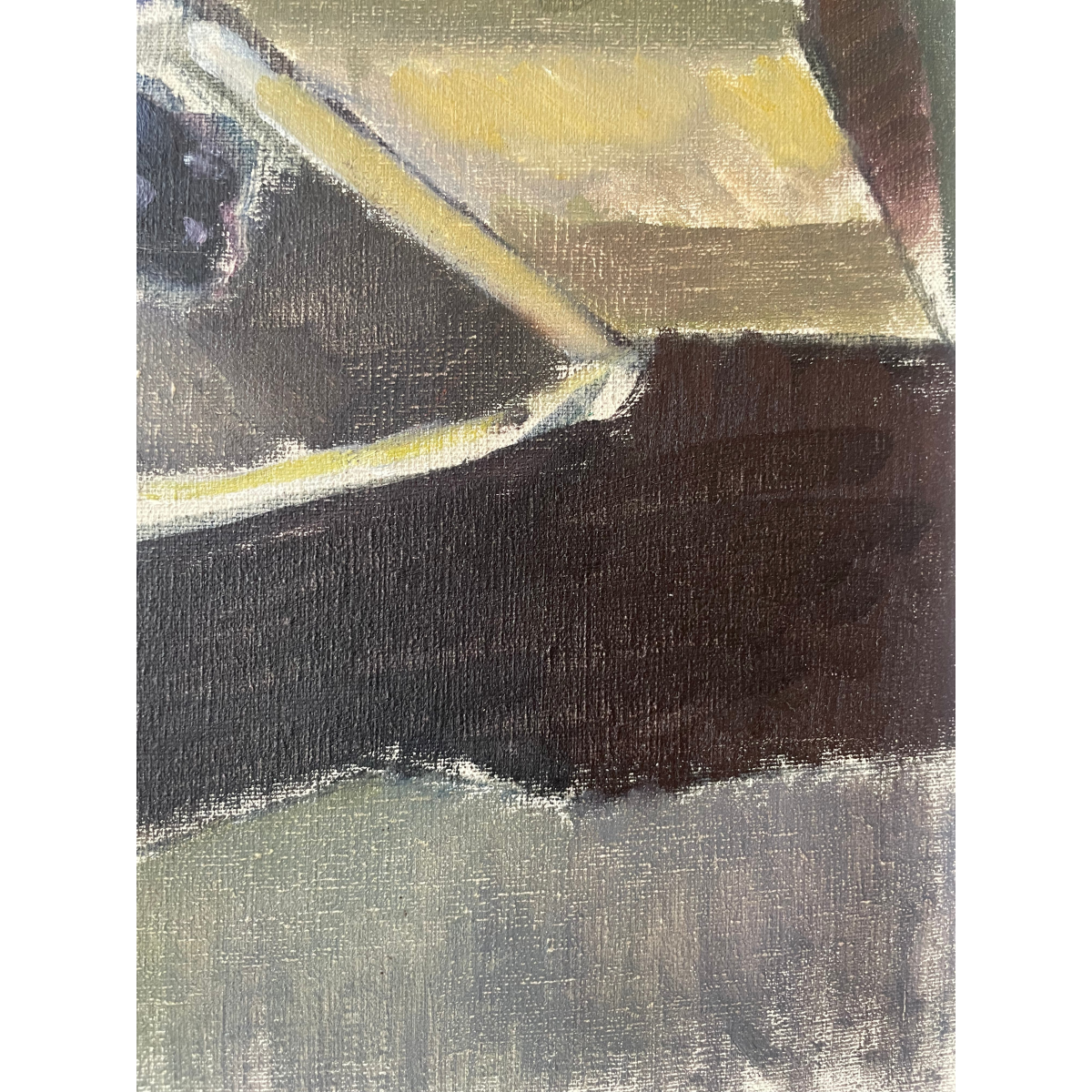 Still Life with Wine and Rose Oil Painting