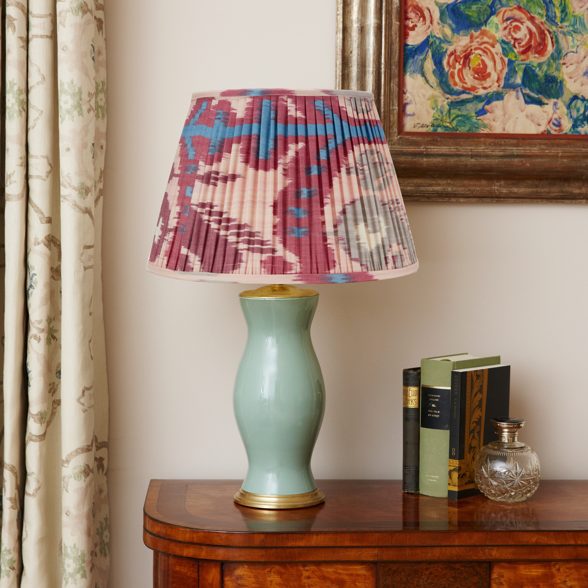 PINK AND FUCHSIA IKAT LAMPSHADE LAMPSHADE