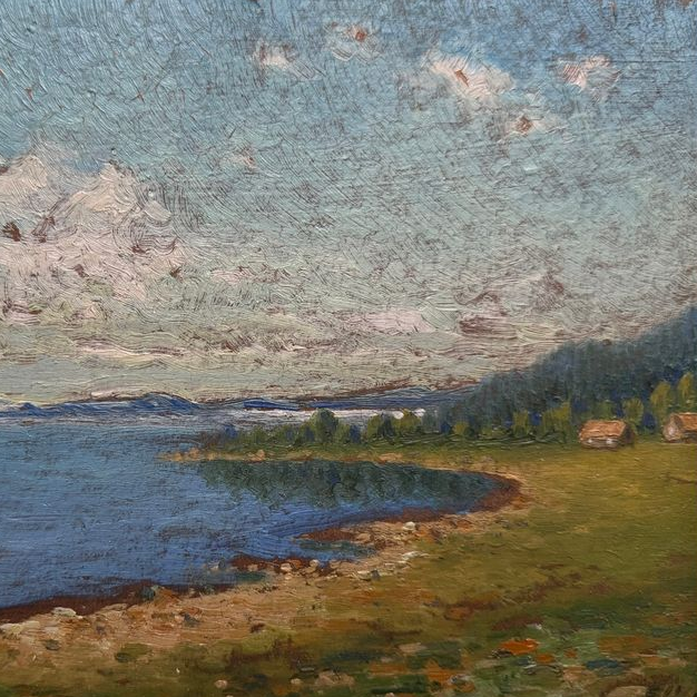 Naive Seascape Oil Painting