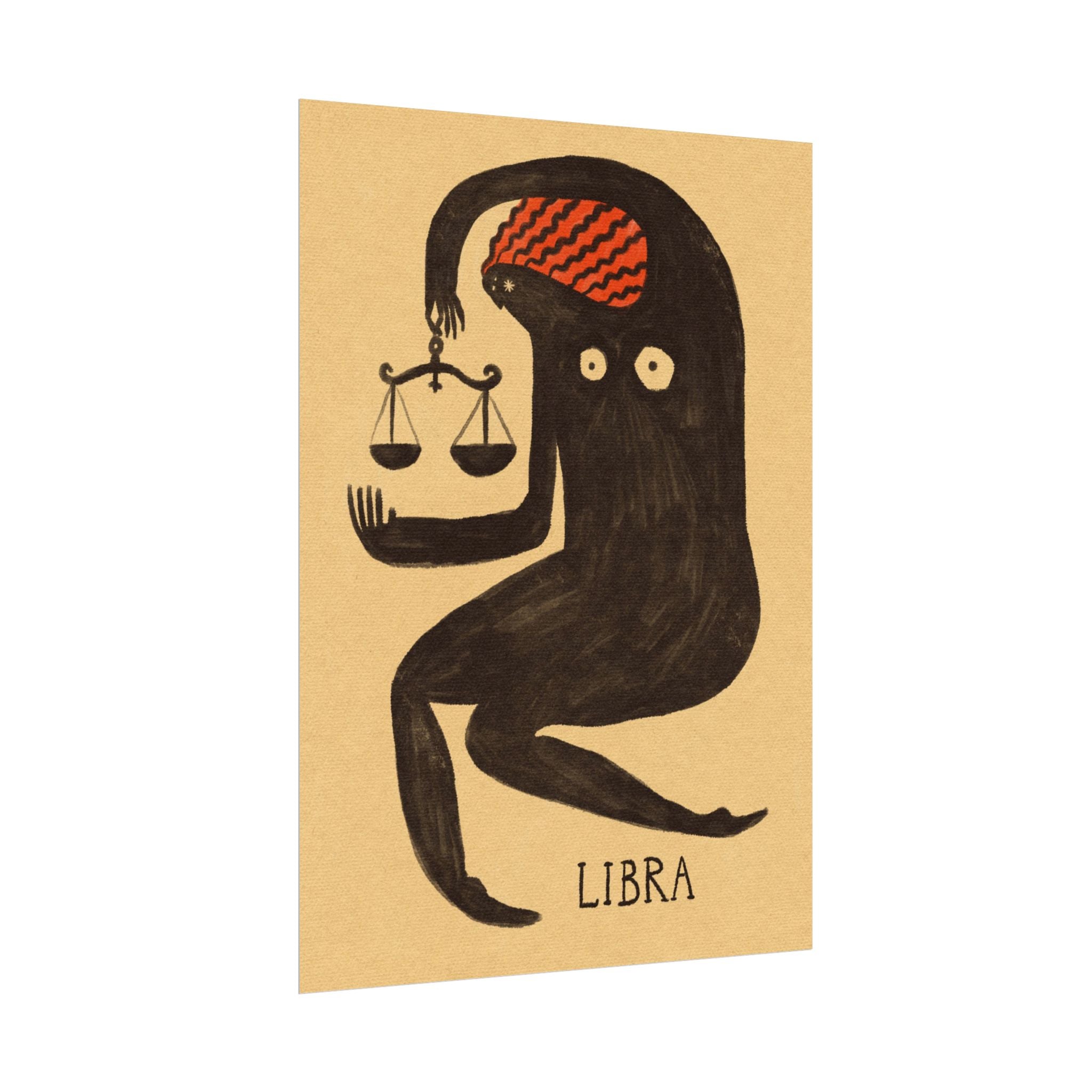 Tabby Booth Fine Art Zodiac Print • Libra