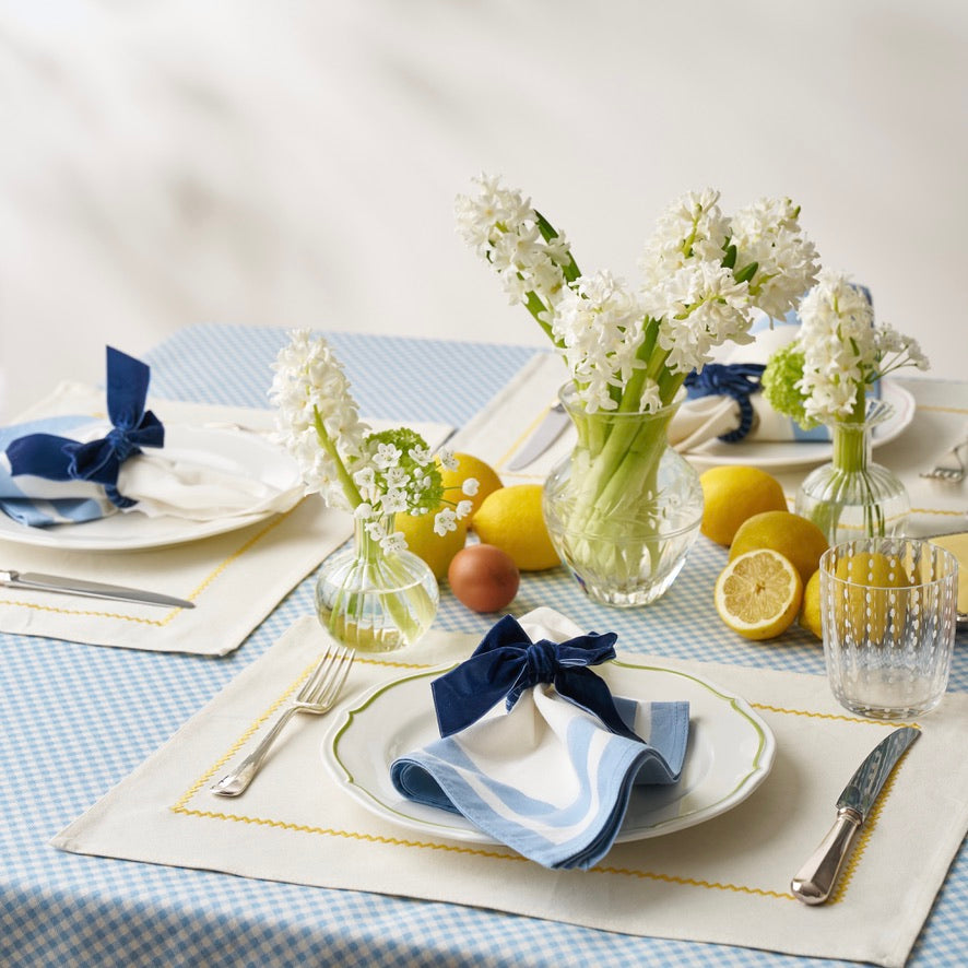 Yellow Zig Zag Placemats (set of 4)