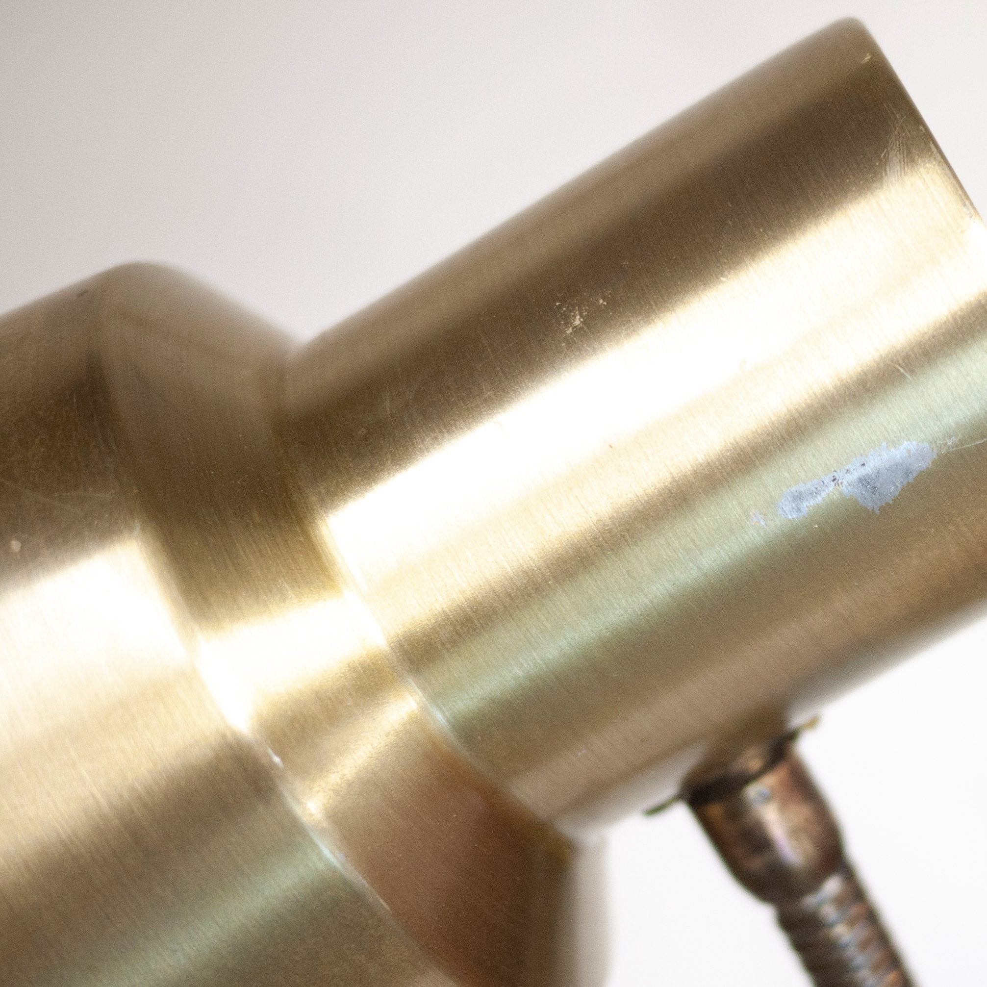 Metal And Brass Articulated Floor Lamp From Ewa Varnamo