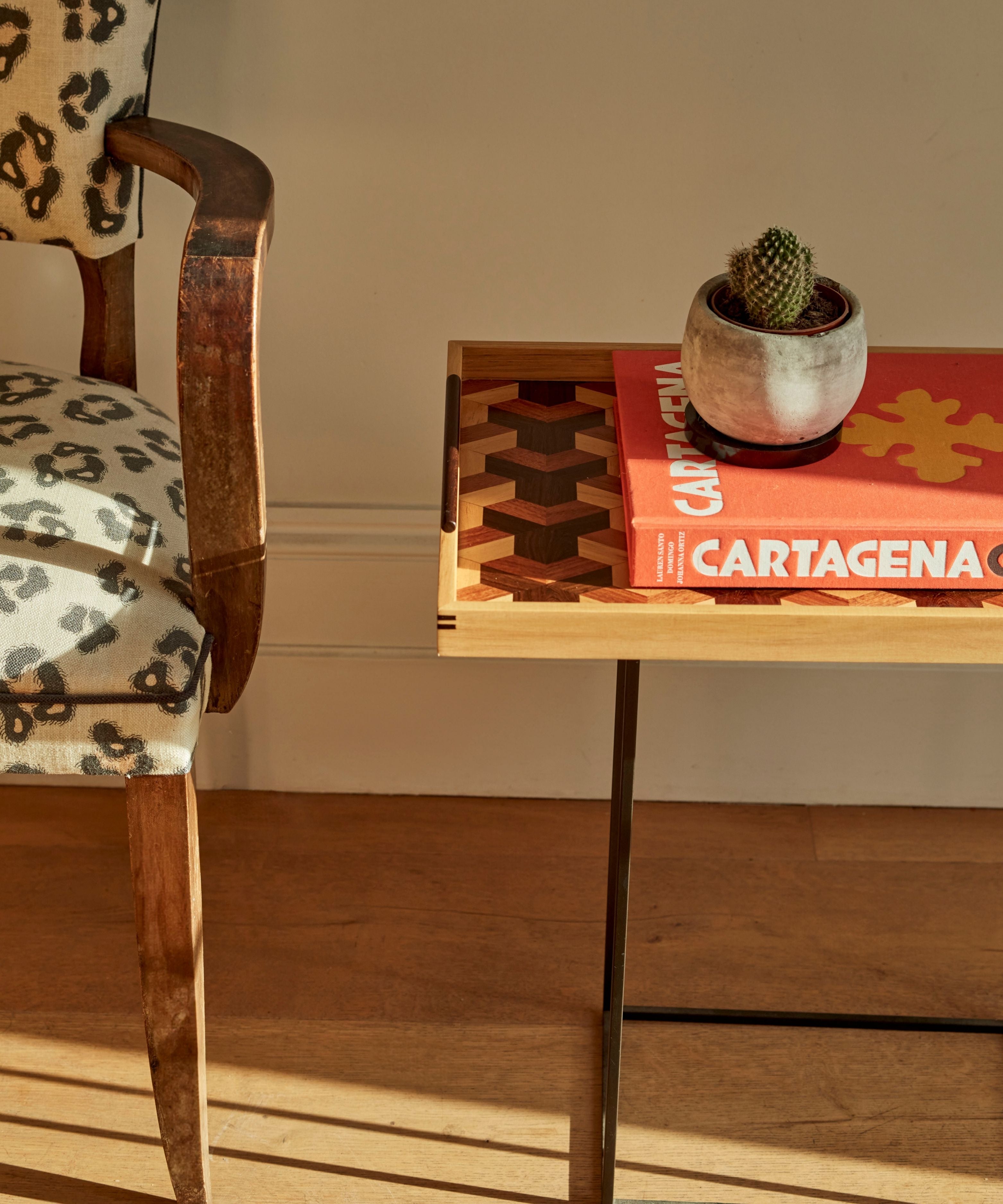 Lara Marquetry Tray - Large