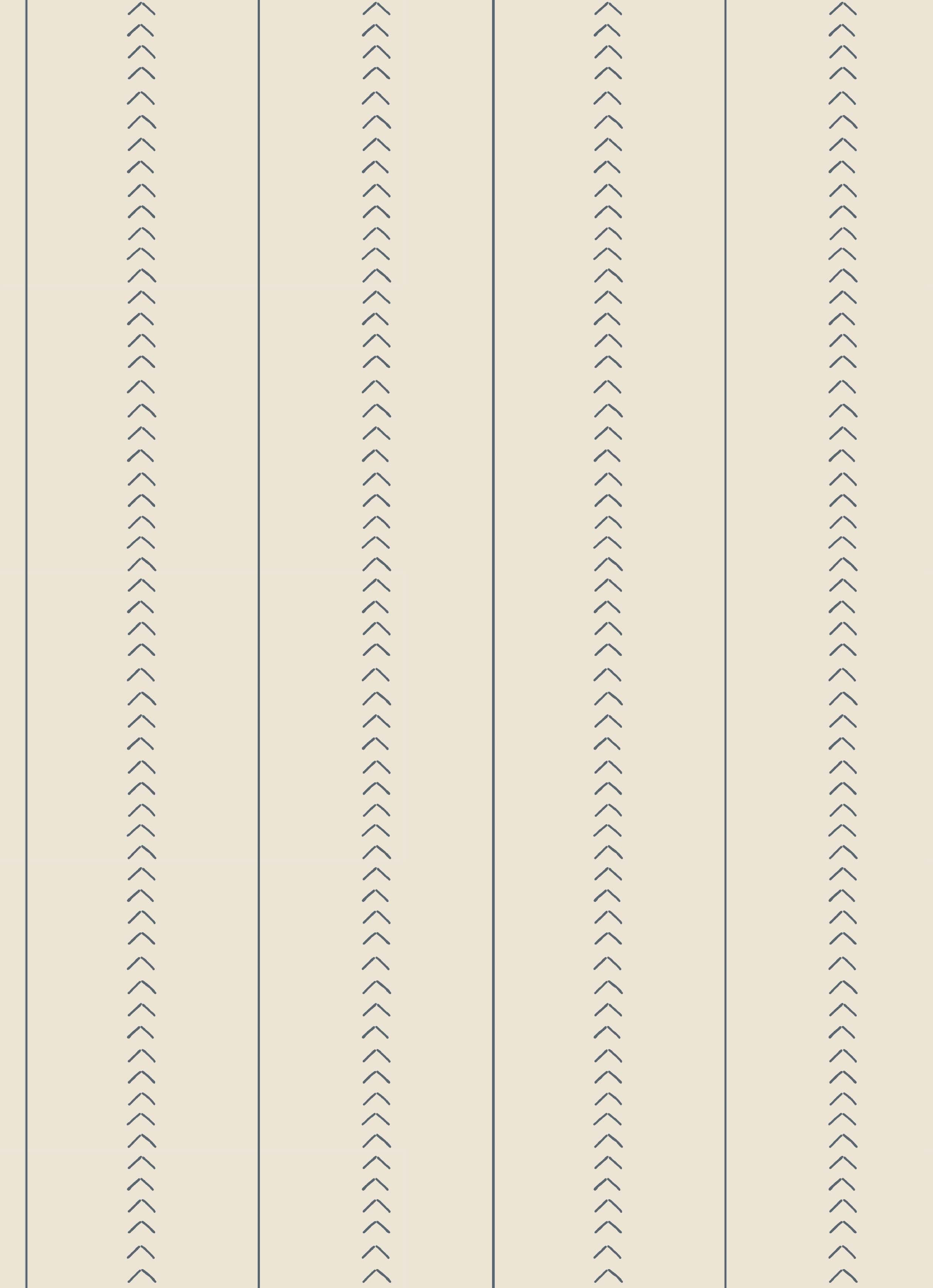 Sail Stitch Stripe Wallpaper -  CHARCOAL