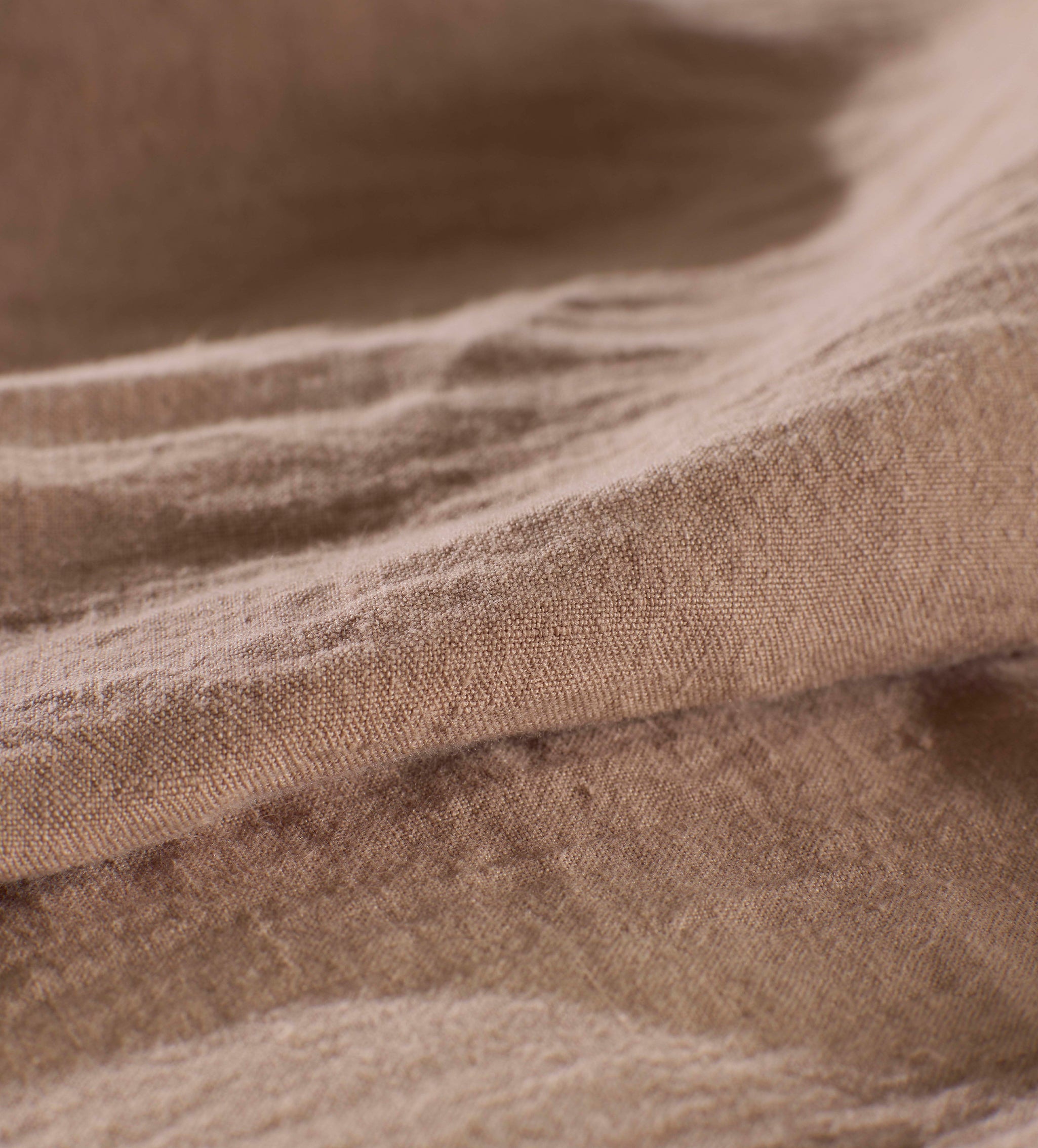 Almond 100% Linen Duvet Cover