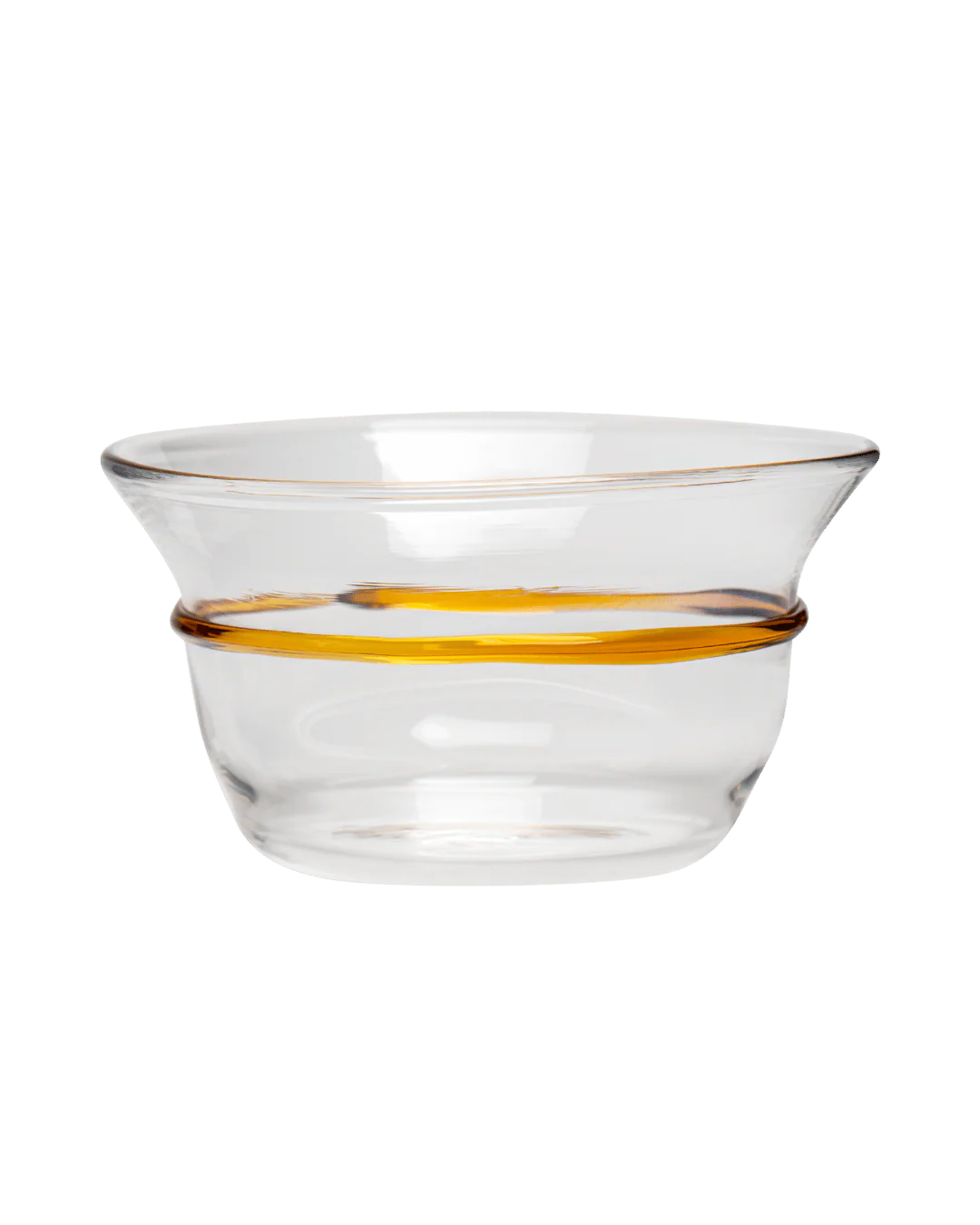Amber Circle Pinch Bowl