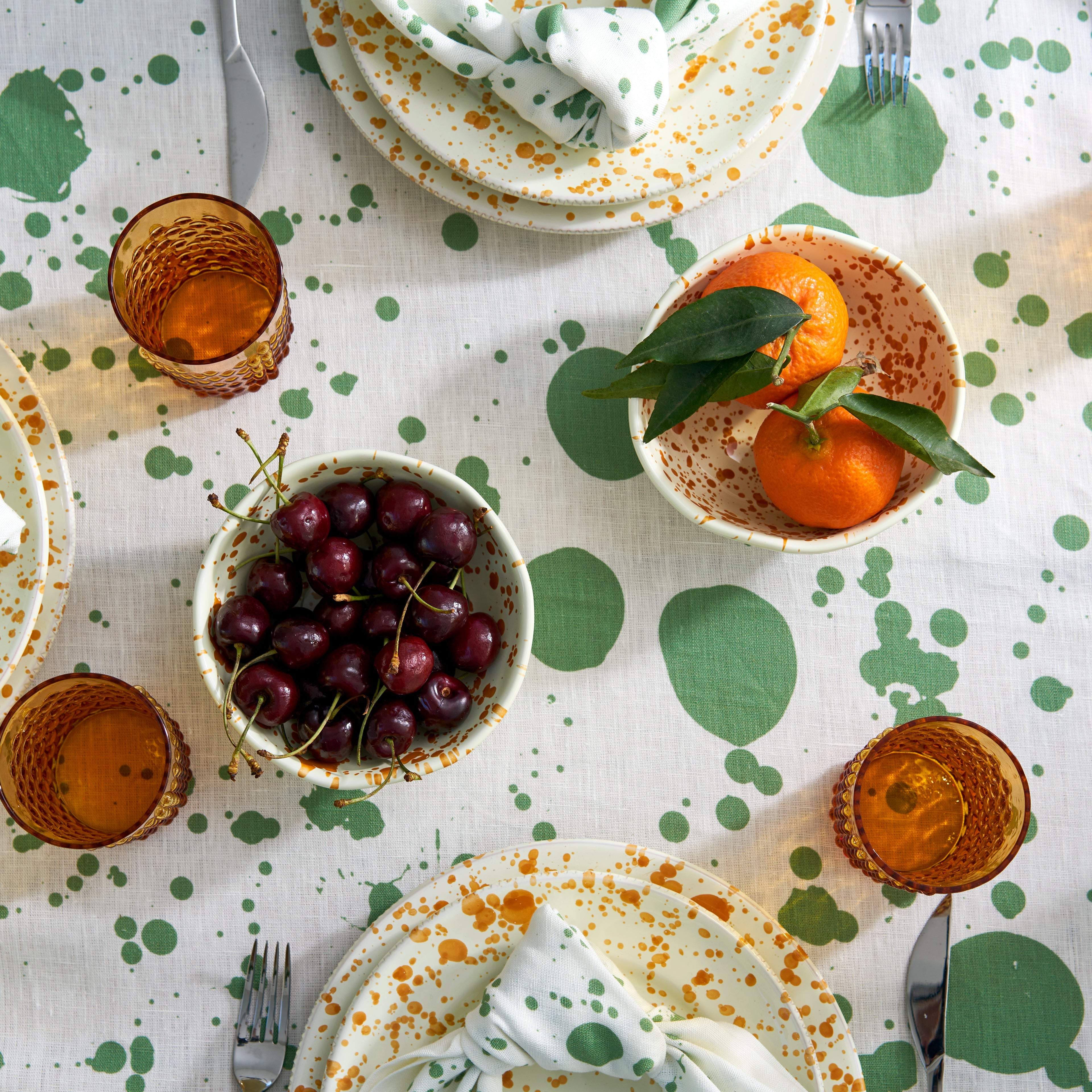 Smoke Green Hot Pottery X Polkra Tablecloth