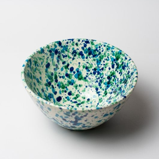 Aqua Splatter Bowl