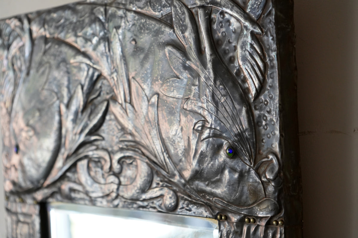 Art Nouveau Mirror In The Style Of Alfred Louis Achille Daguet