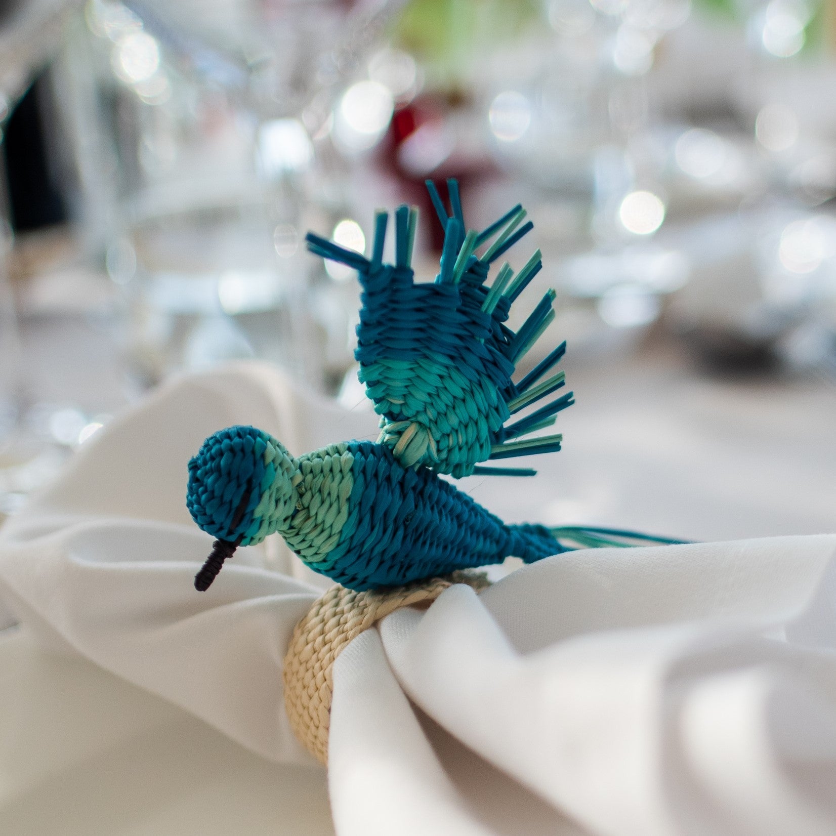 Palmito Multi-Coloured Hummingbird Napkin Rings (Set of 4)