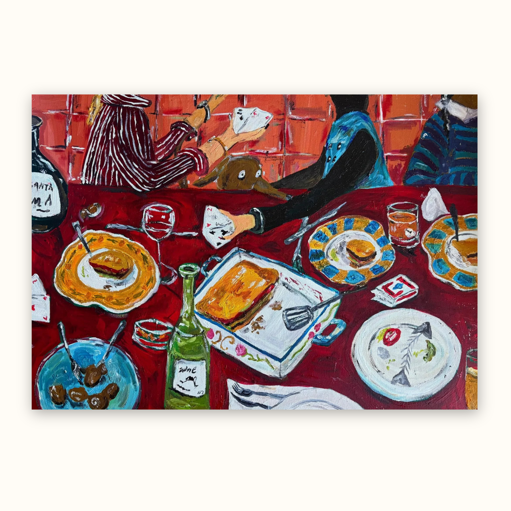 A Cafe in Athens Oil Painting