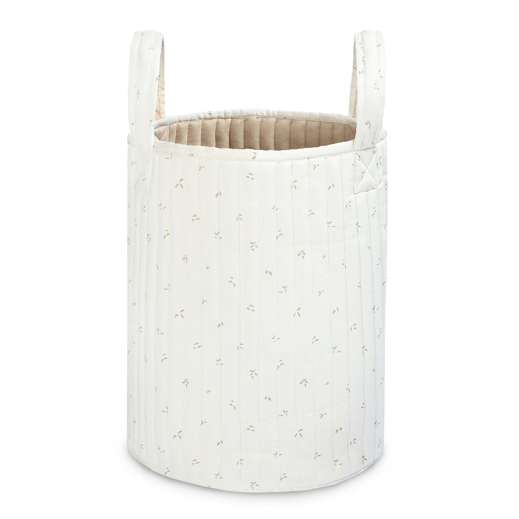 Large Quilted Storage Basket | Nettle Scatter & Birch