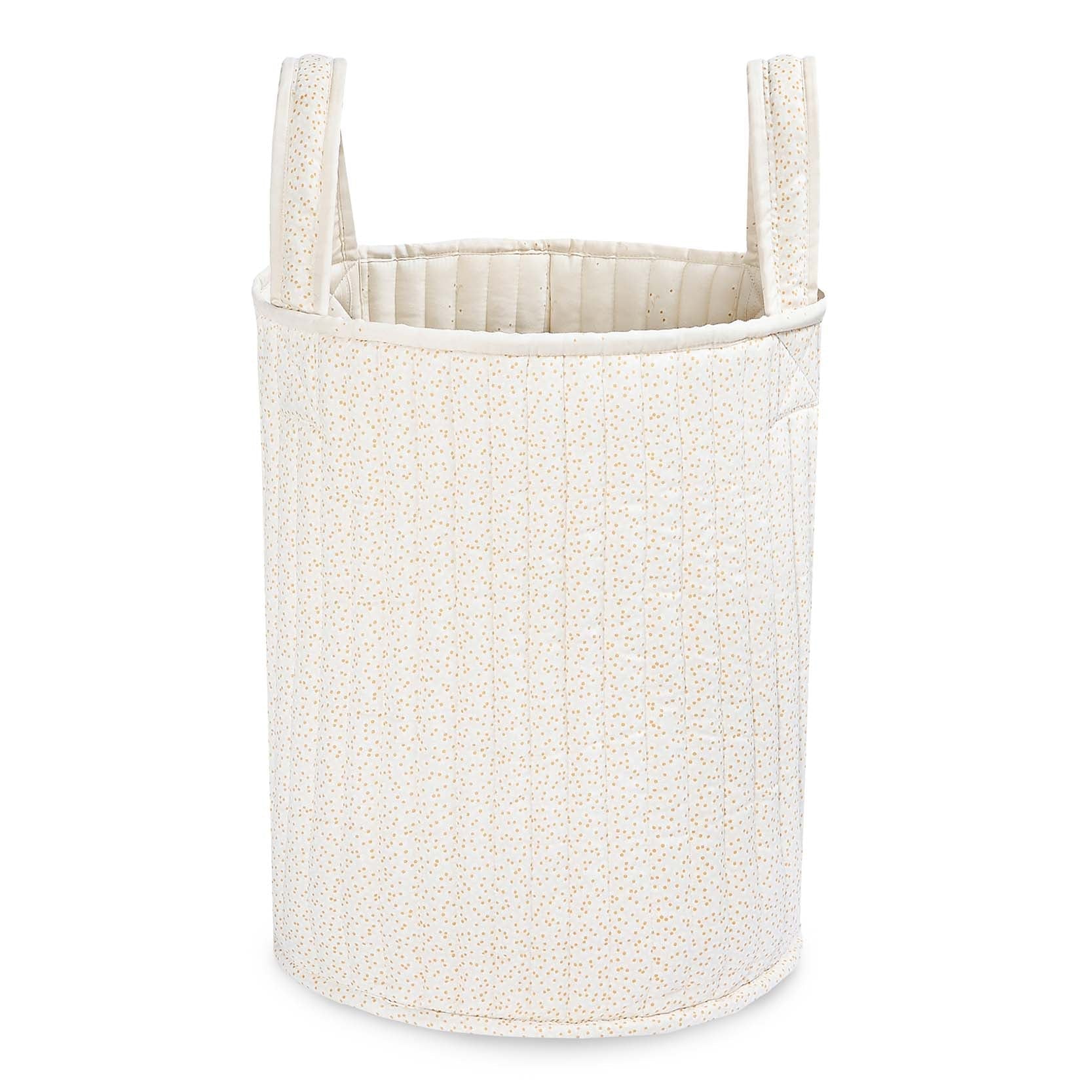 Large Quilted Storage Basket - Wild Chamomile / Daisy Meadow