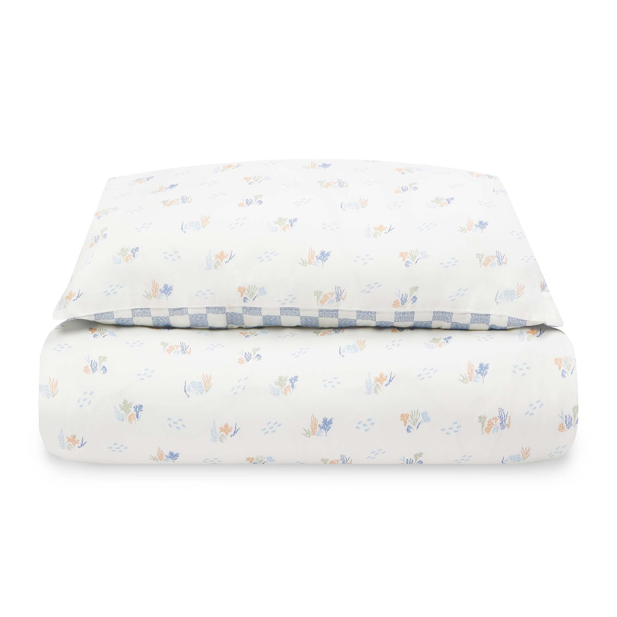 Organic Cotton Cotbed Bedding Set - Coastline