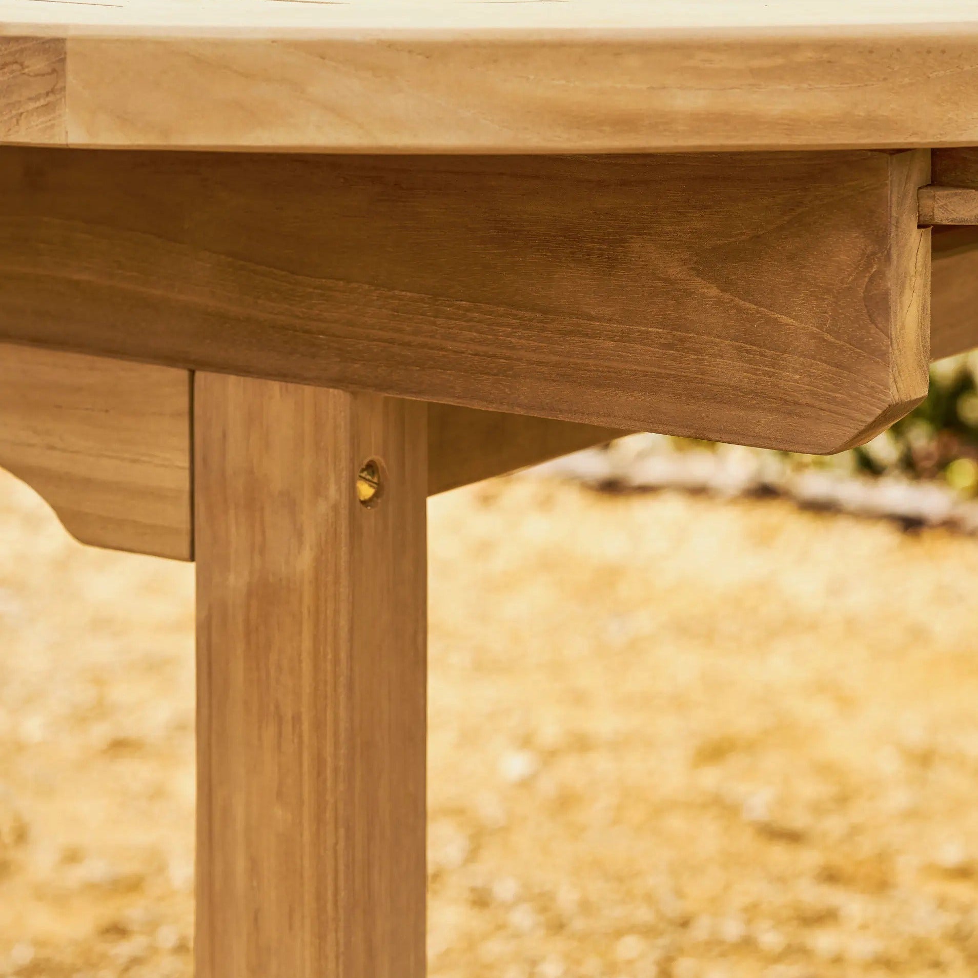 Avon Teak Oval Extending Dining Table