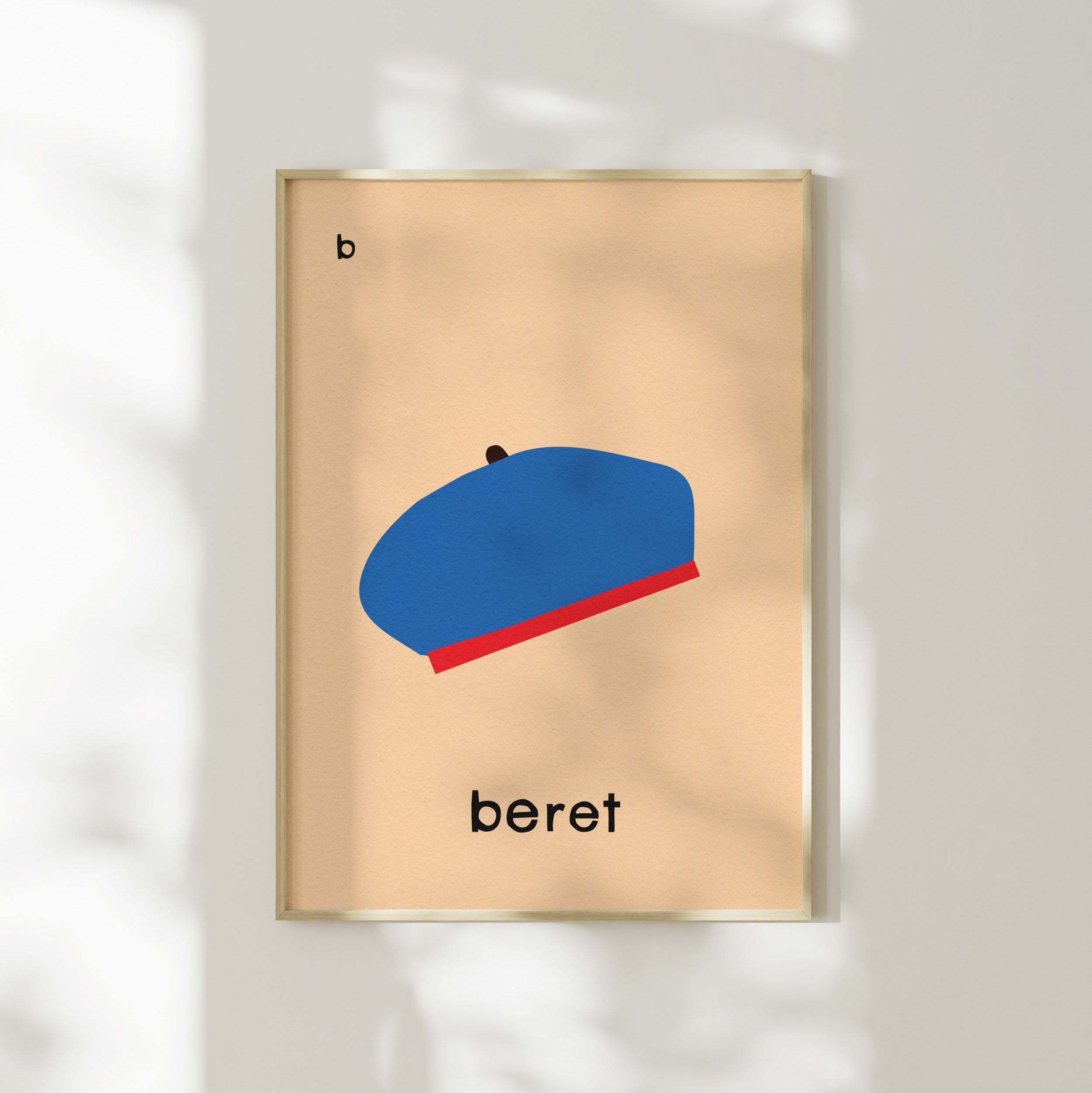 B for Beret | Giclée Fine Art Print