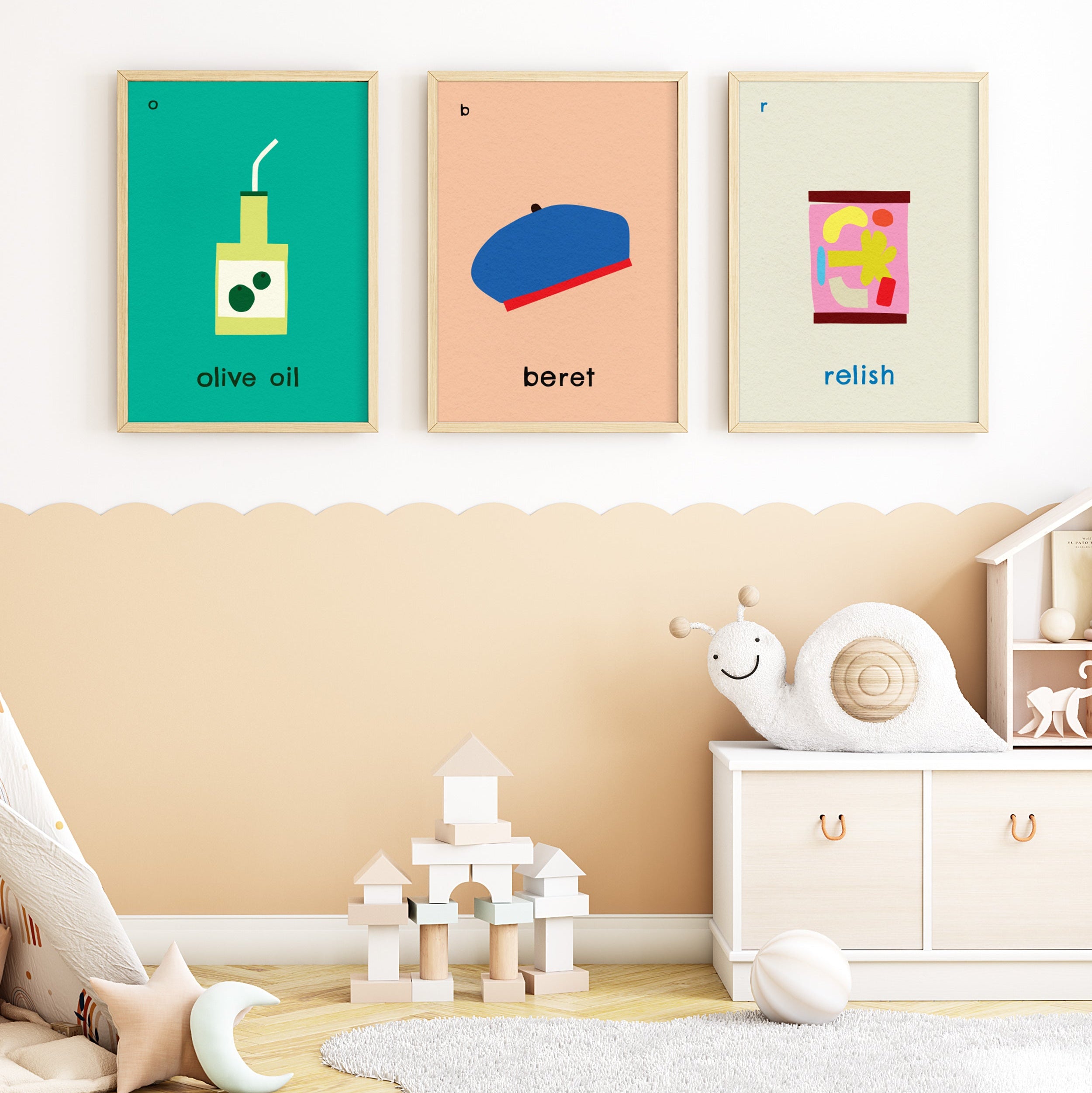 B for Beret | Giclée Fine Art Print