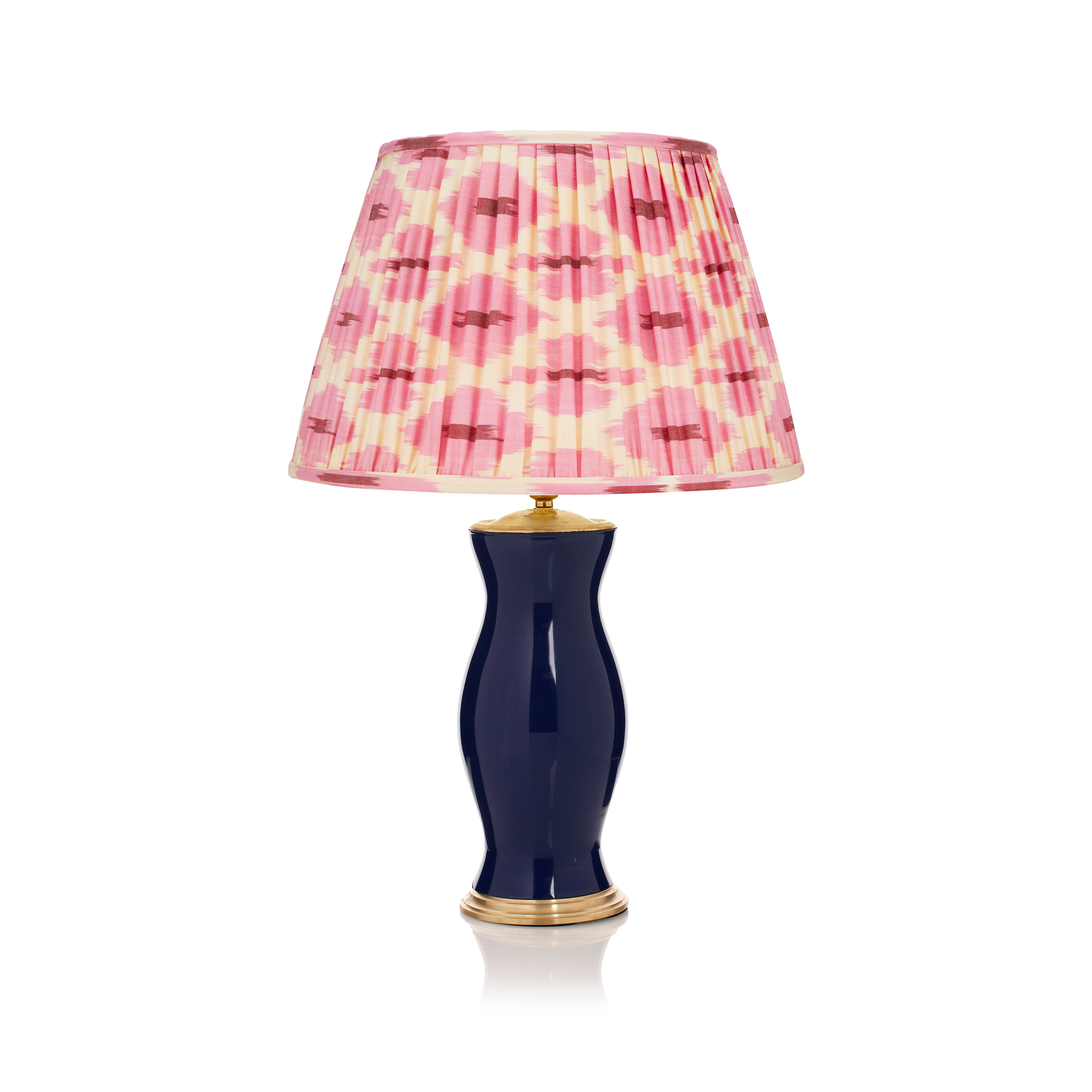 PINK AND CREAM IKAT LAMPSHADE LAMPSHADE